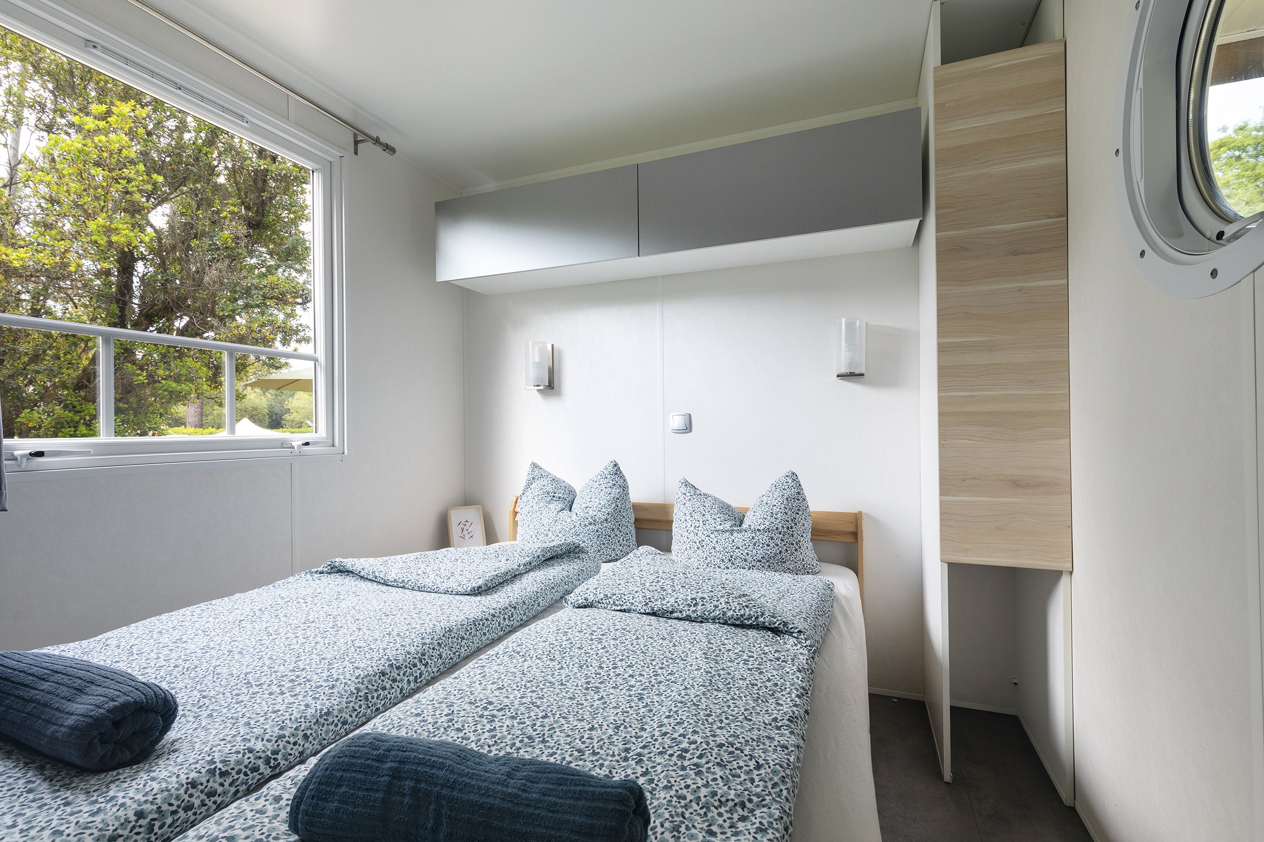 Mobile home bedroom