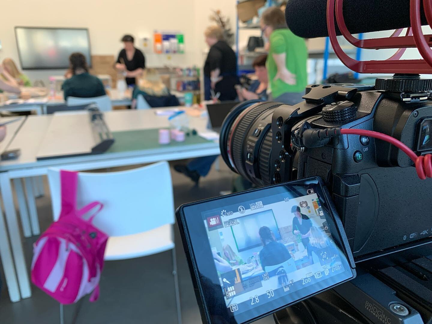 Filming at Forth Valley College in Stirling today for a film in collaboration with Historic Environment Scotland @histenvscot whom we have a long history of working with through many years. 
At Media Education we work with organisations across Scotla