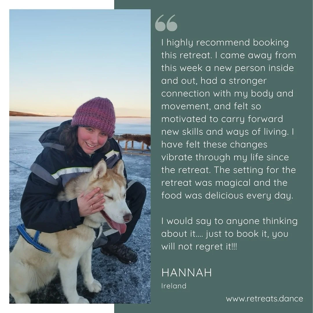 Here is what Hannah has to say about the retreat.🥹🥰 Thank you, Hannah, it was so lovely to have you! 🙏🫶

Hannah attended the retreat in 2023, where @i.n.n_s.p.a.c.e and @sofiya.dance created a space for sharing, learning growing and creating on t