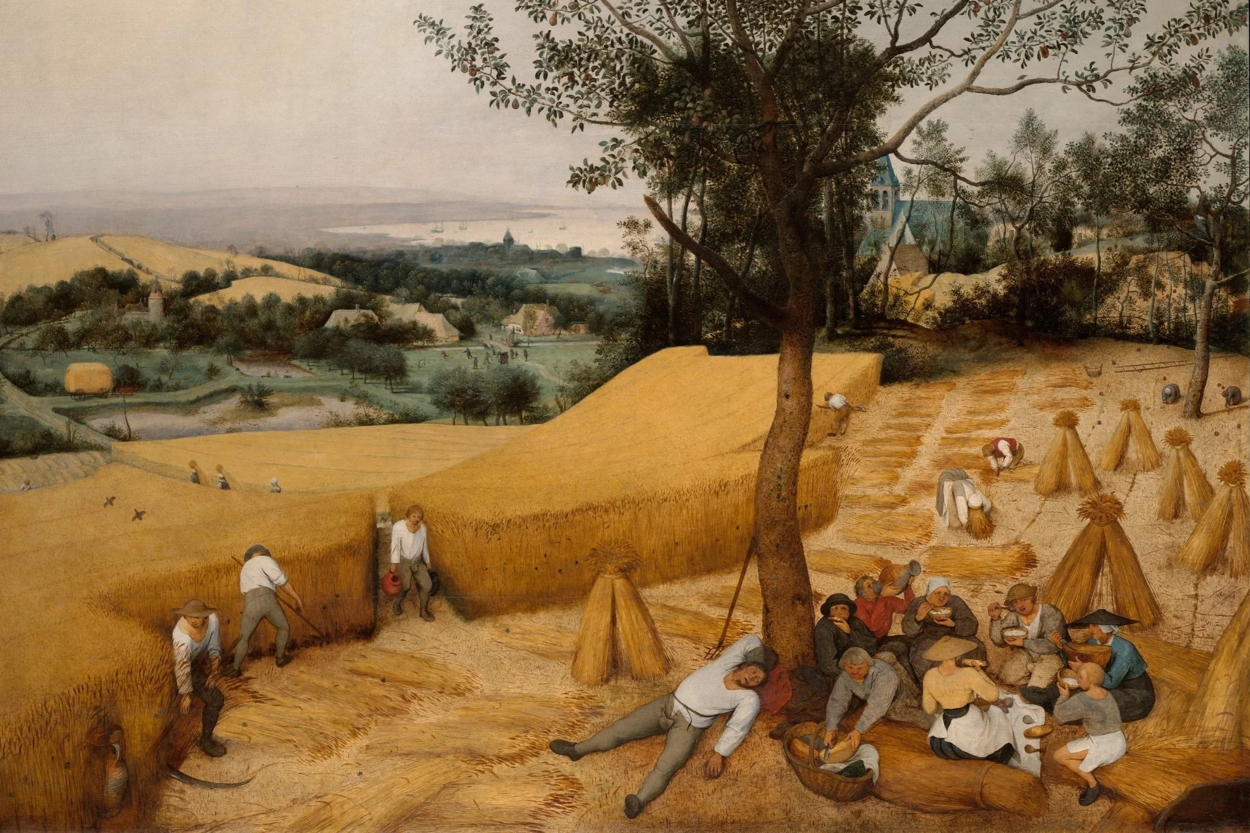 Tarot Office Hours: Art Meditation: The Harvesters by Pieter Bruegel the Elder