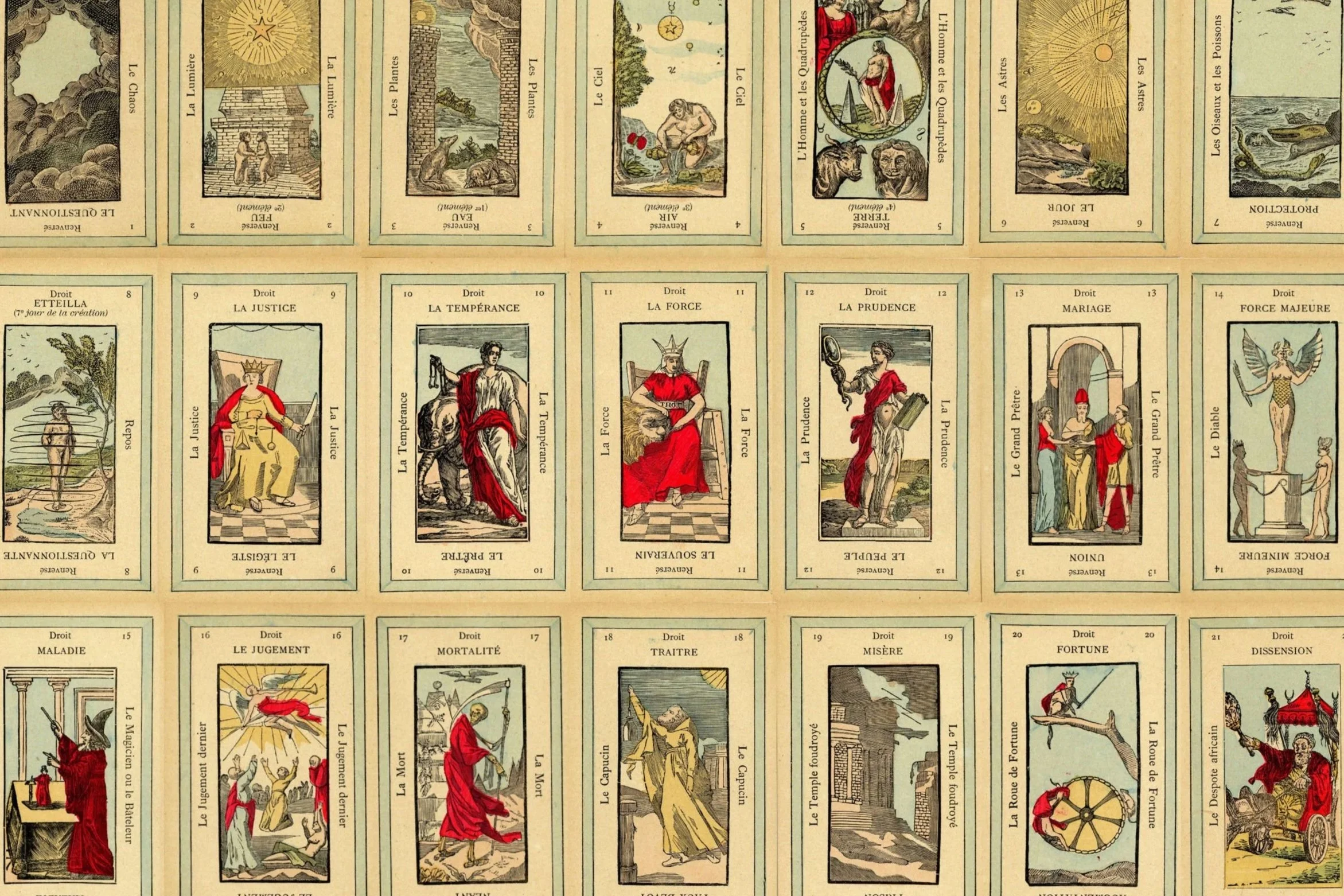 Tarot Salon Practice: Playing with the Grand Etteilla