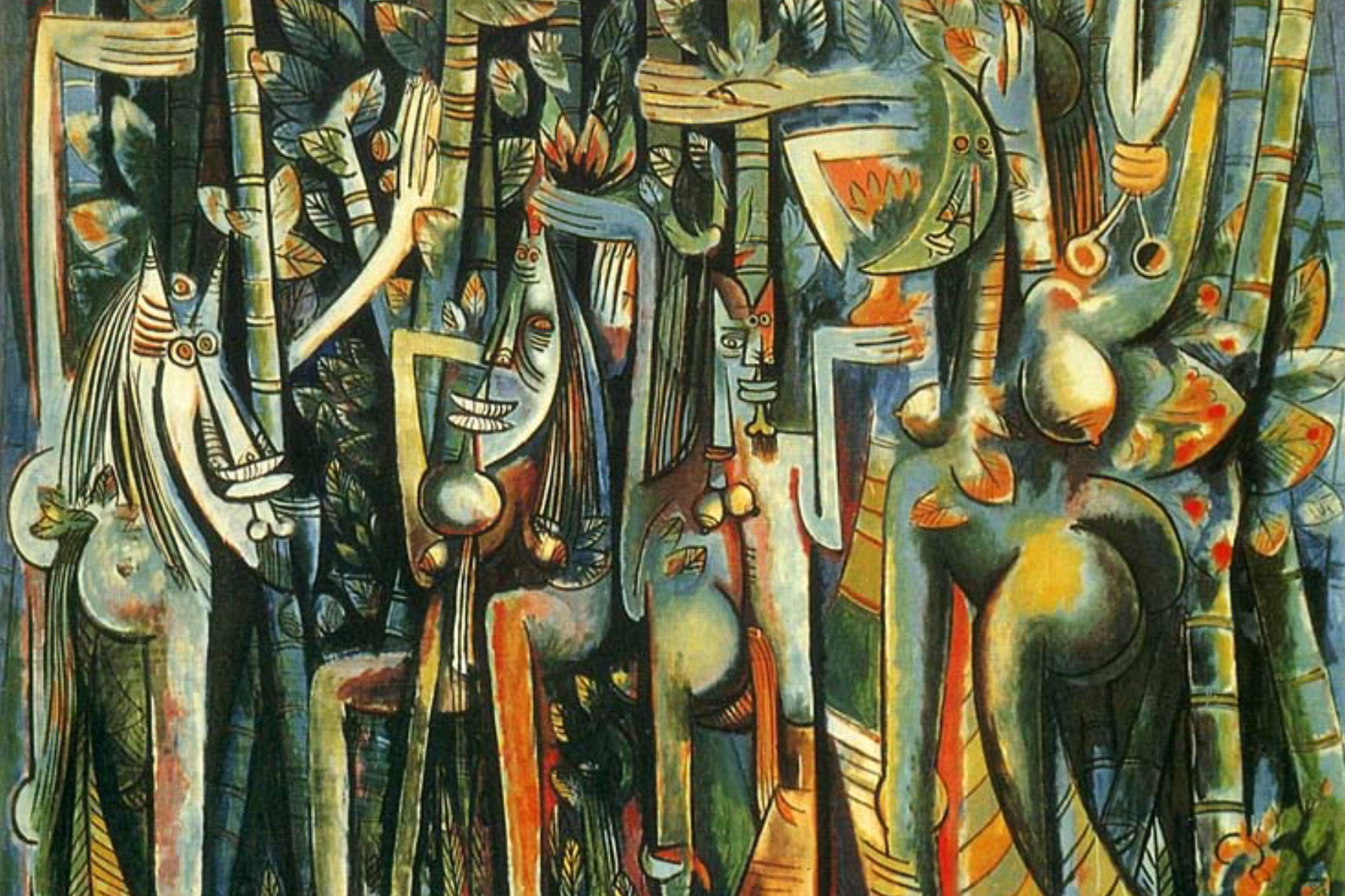 Tarot Office Hours: Art Meditation: The Jungle by Wifredo Lam