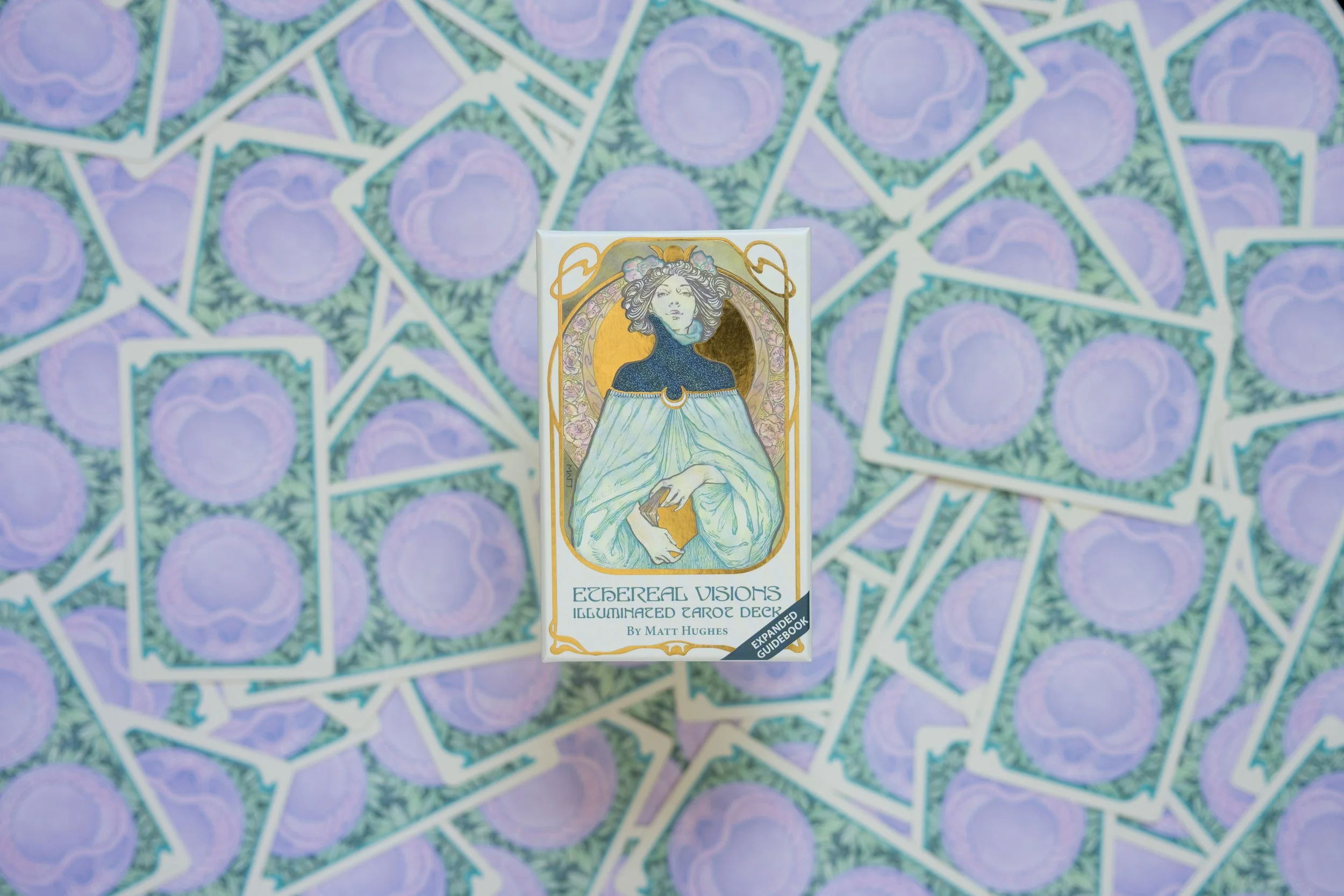 Ethereal Visions: Illuminated Tarot Deck by Matt Hughes