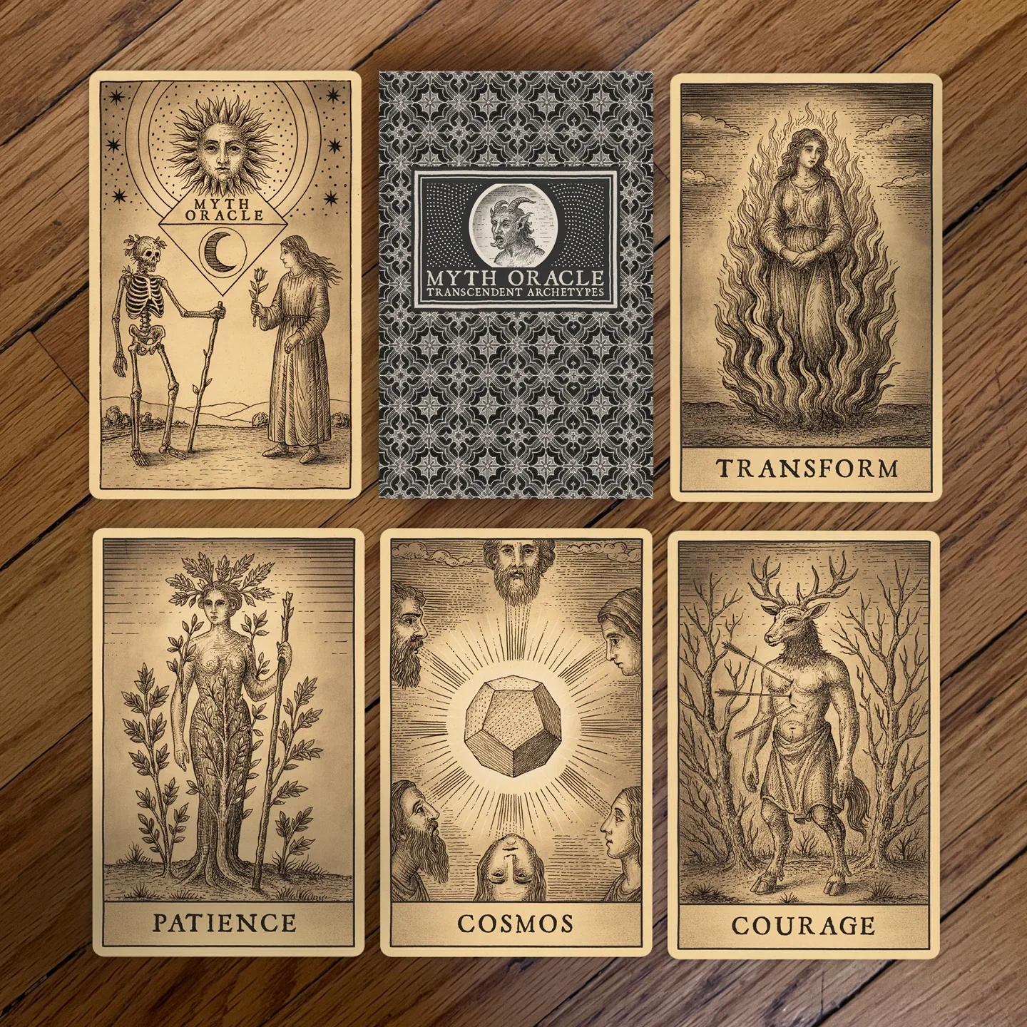 Myth Oracle: Transcendent Archetypes Deck by Daniel Martin Diaz