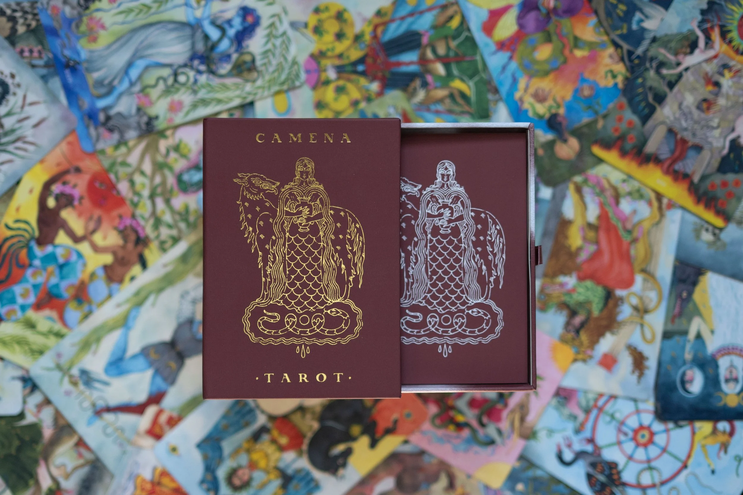Camena Tarot by Lou Benesch and Laetitia Barbier