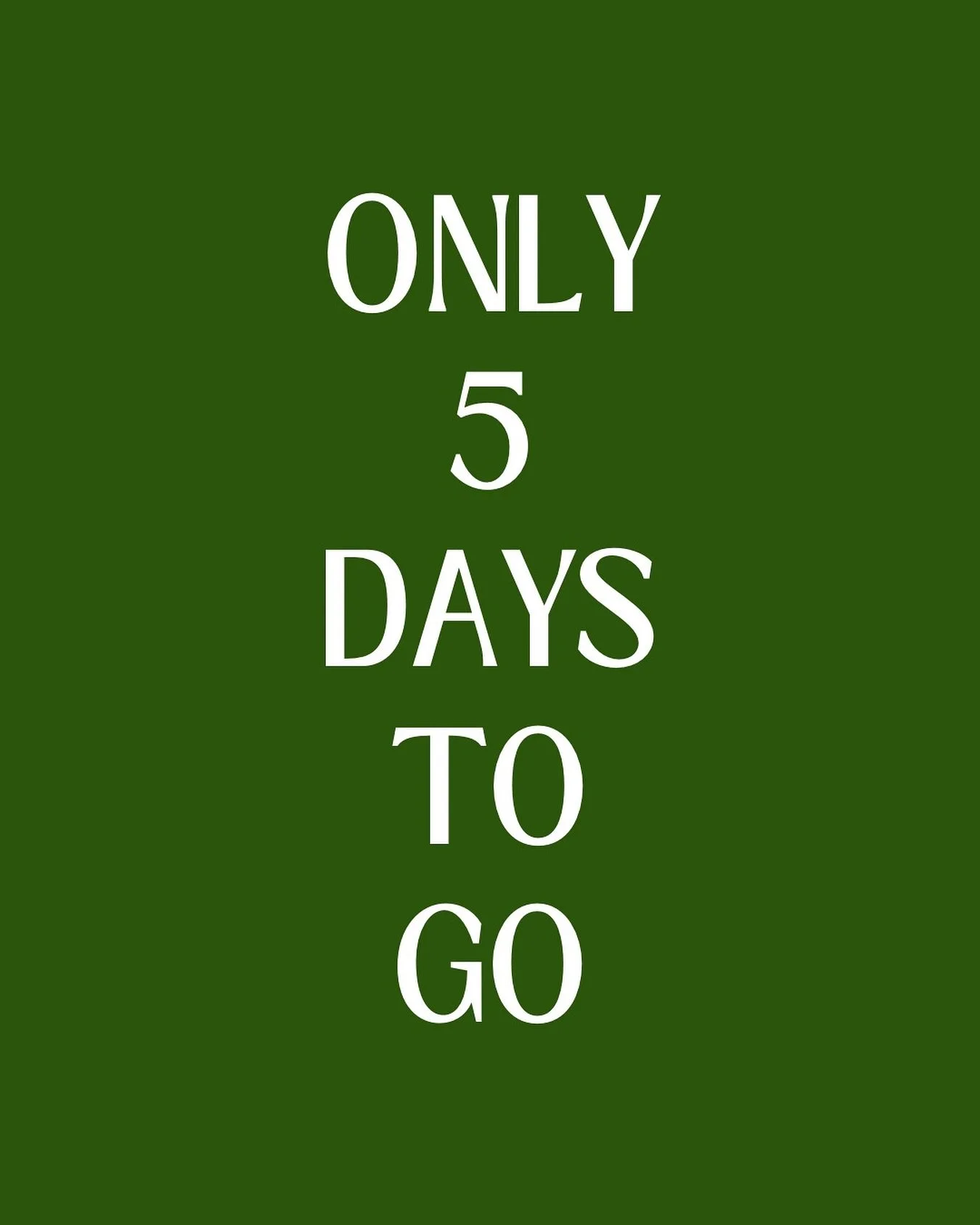 Including today you only have 5 days to take advantage of the 20% discount on the new Fearless &amp; Focused Programme that is starting in January.

To secure your space, comment 20 below and I will send you the details!