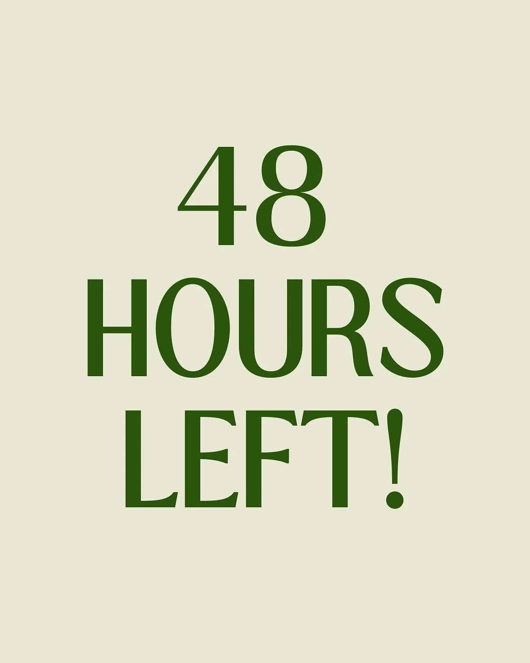Only 48 hours left to claim your 20% discount! 

That means monthly payments of just &pound;145 to achieve your 2030 business goals by the end of 2026.

Comment &ldquo;2030&rdquo; to get sent the link 🔗
