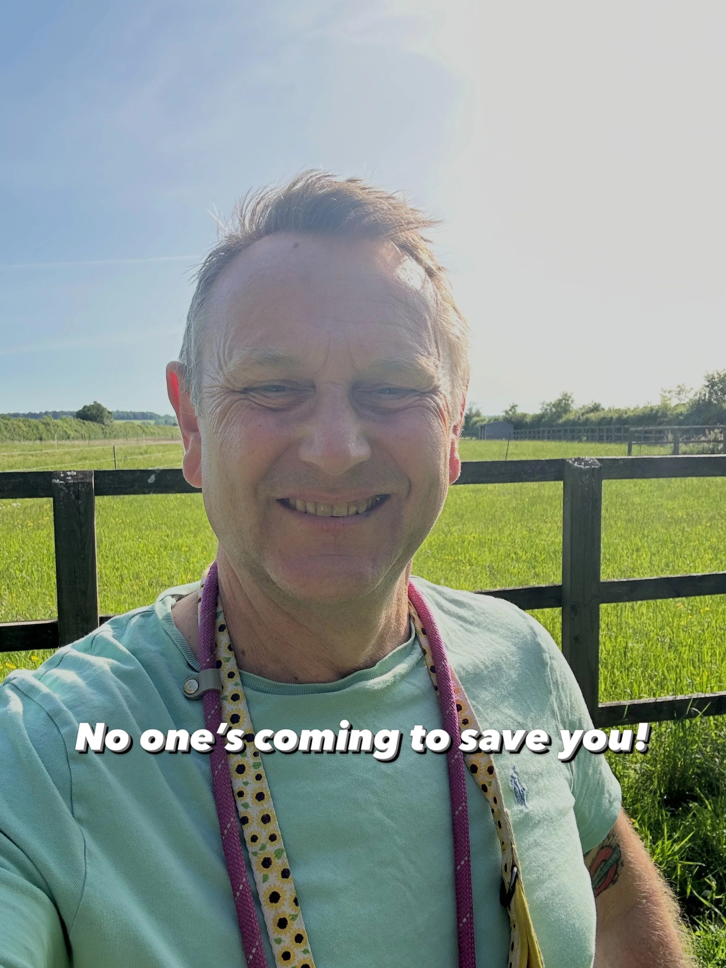 I am no one!
I get quite tired of the &lsquo;no one&rsquo;s coming to save you&rsquo; narrative.
There are people that would love to support and help you. Whether you pay someone with experience like me or build an amazing team, network and support s