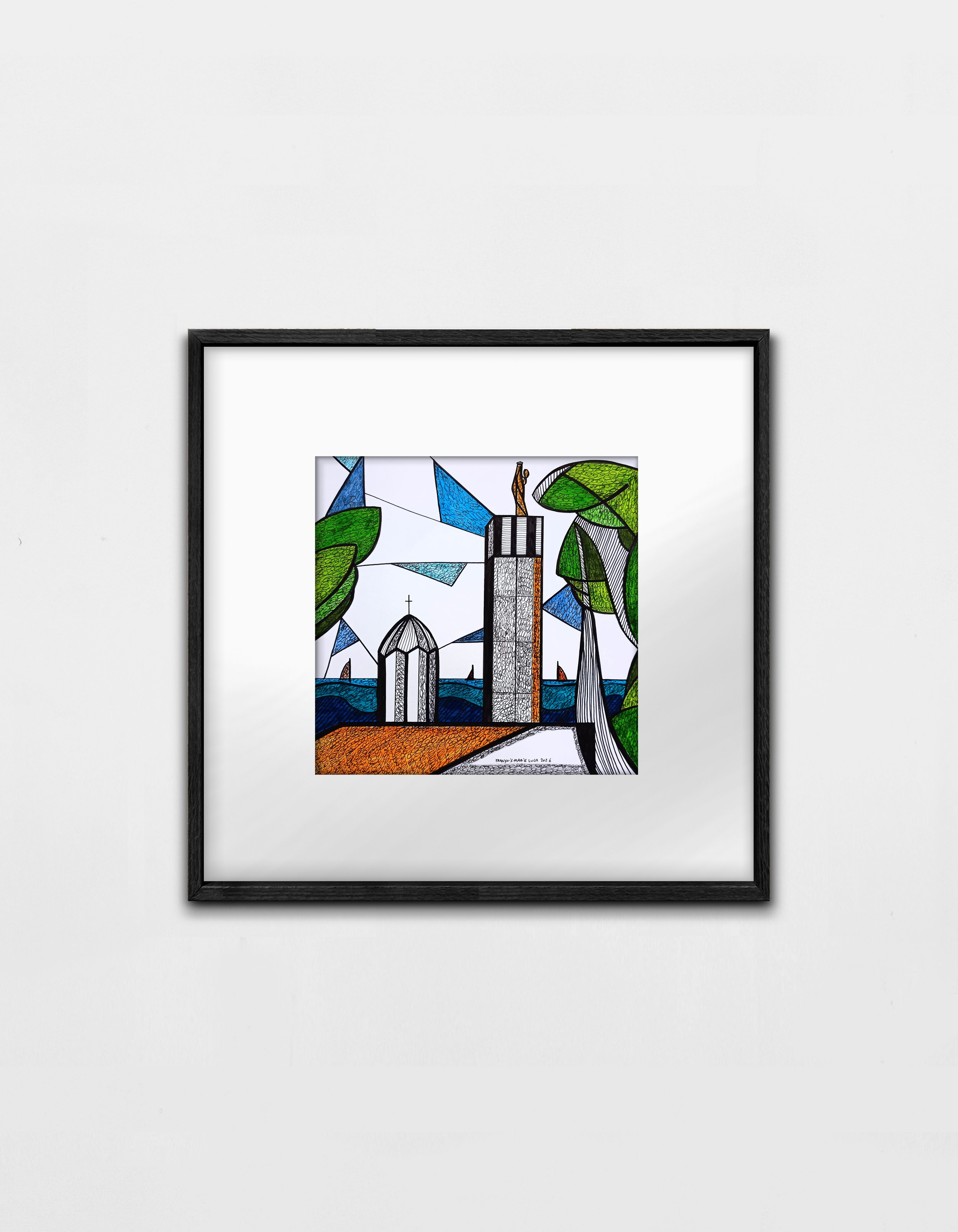 Notre Dame sous les pins