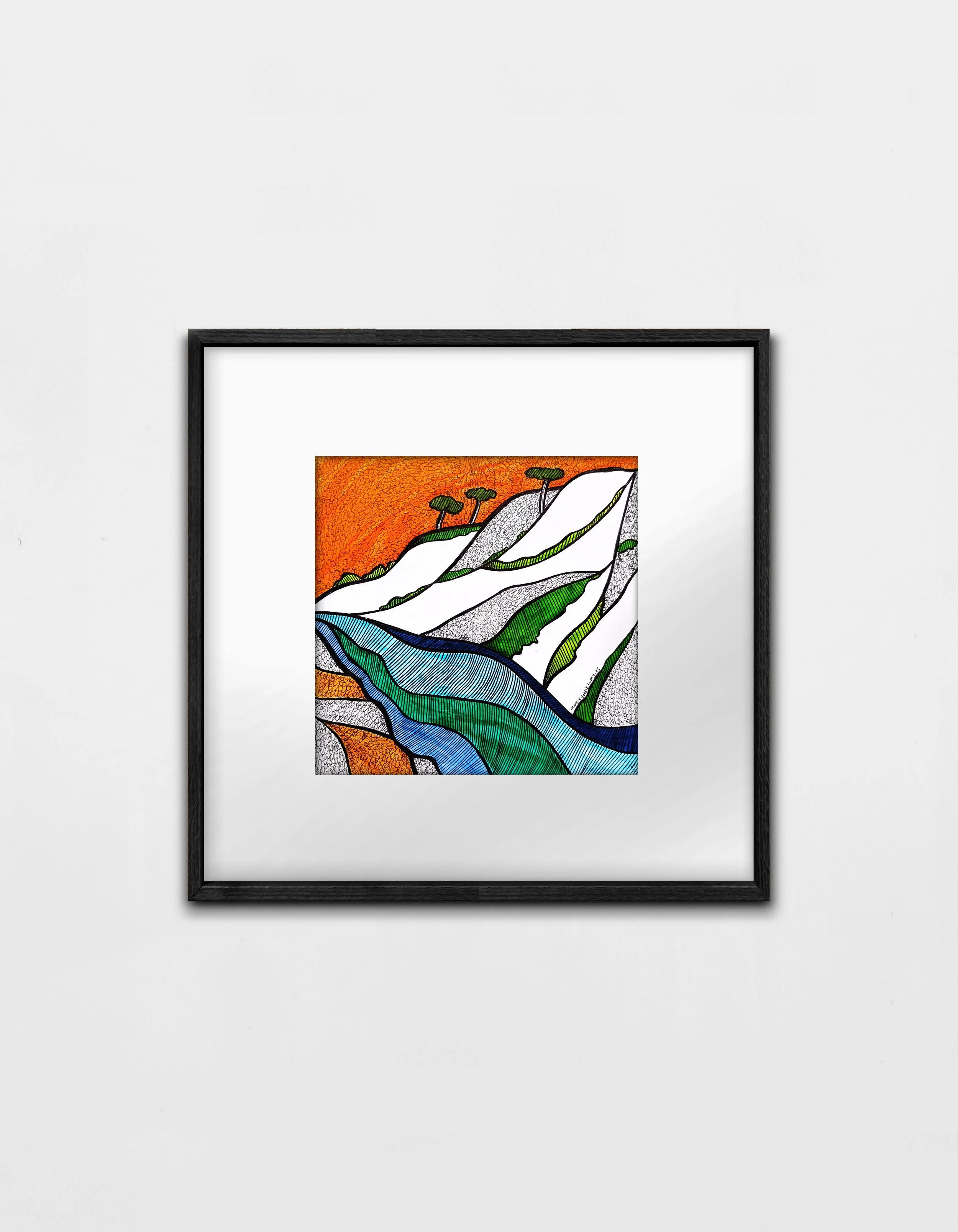 Fin de journée à la calanque