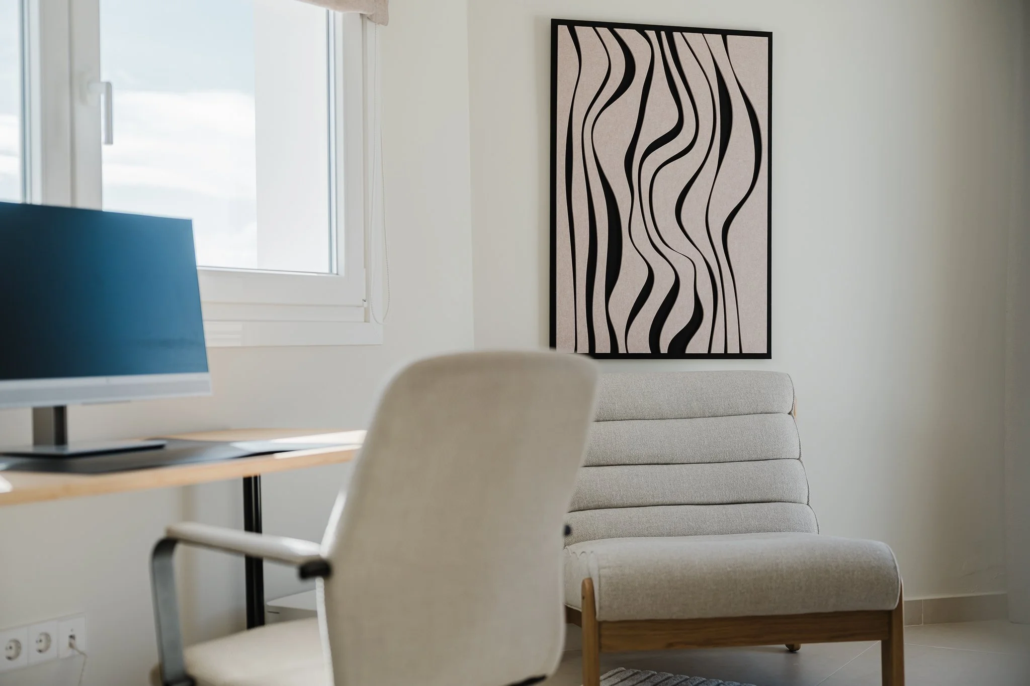 Työhuoneen sisustus