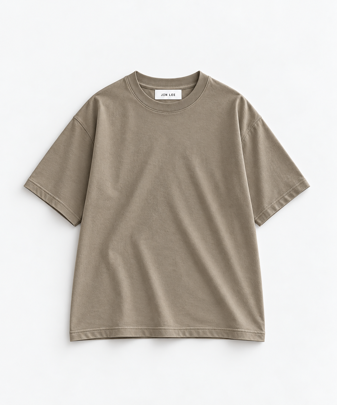 WASHED KHAKI HEAVYWEIGHT OVERSIZED T-SHIRT