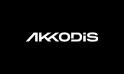 Logo van Akkodis op een zwarte achtergrond