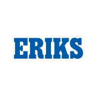 Logo met de tekst 'ERIKS' in blauwe letters op een witte achtergrond.