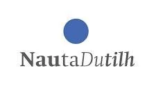 Logo met een blauwe cirkel en de tekst 'NautaDutilh' eronder.