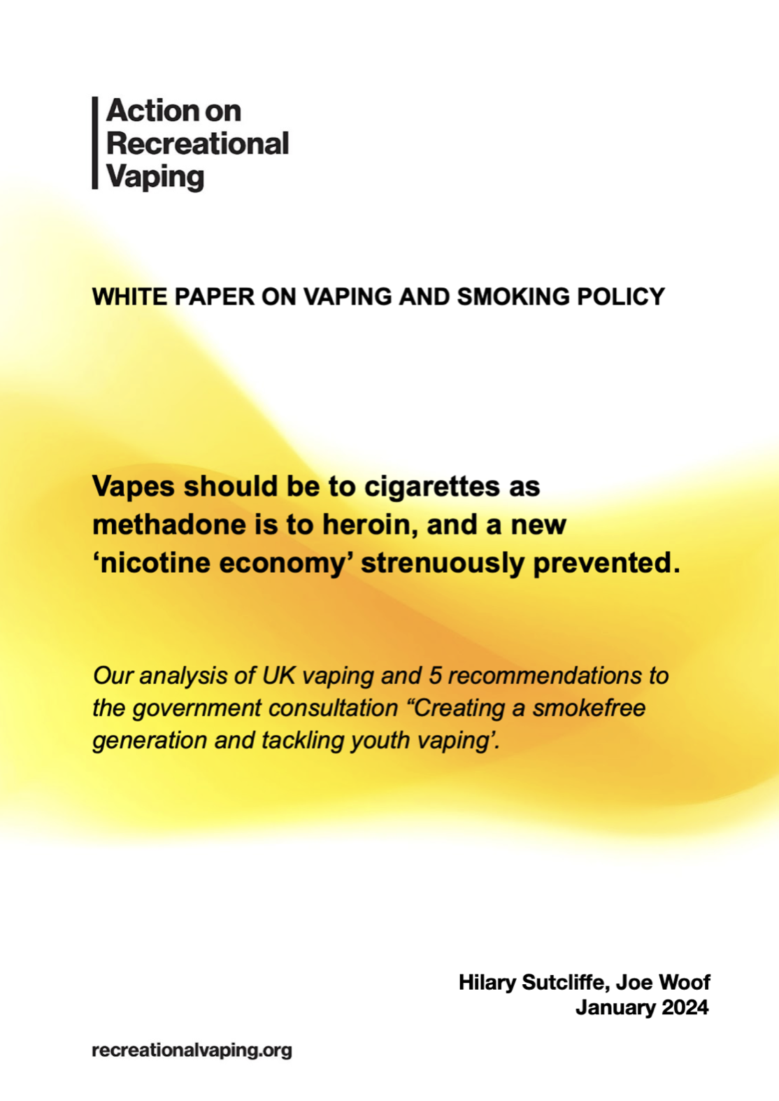 Our White Paper on Vaping