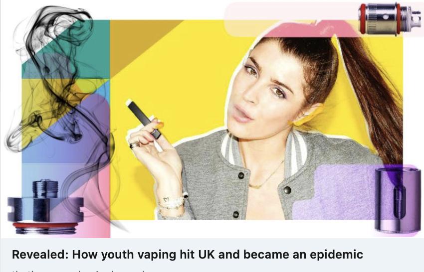 Hard hitting vaping expose in The Times