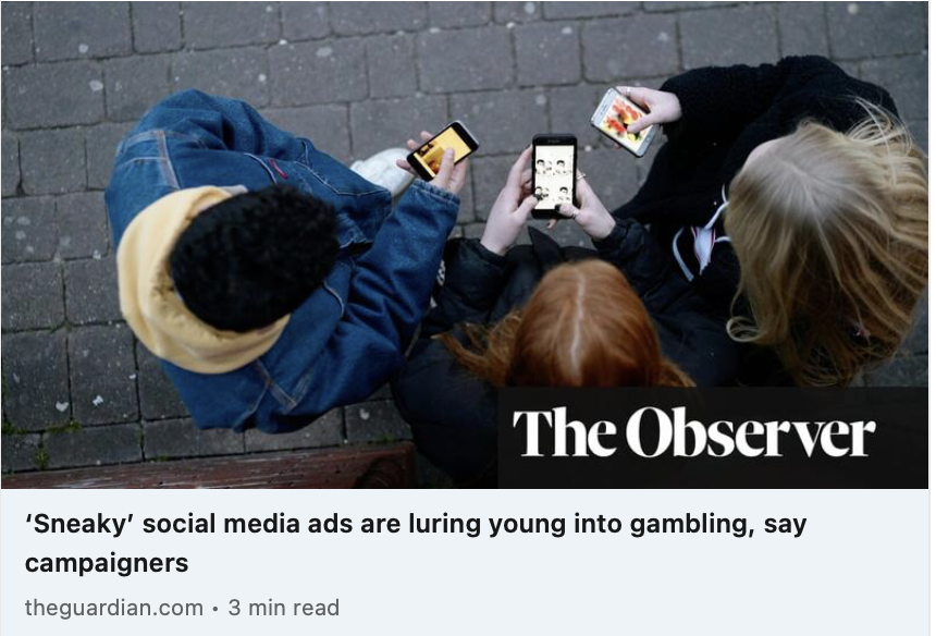 Our Economic Model &amp; gambling ads