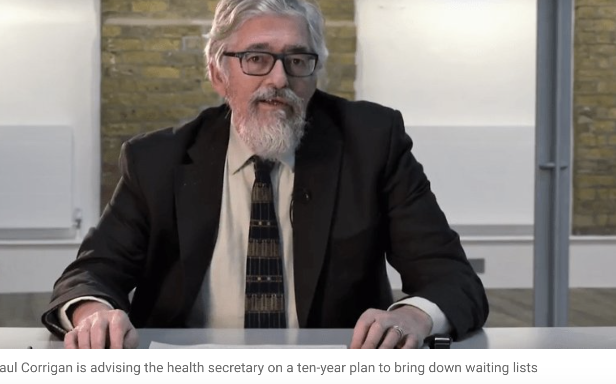 Paul Corrigan Joins Labour to Shape NHS Future
