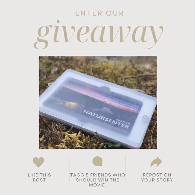 Give away time !!!! 🙌

You wanna win our breathtaking panoramic movie on USB stick? 

Here&rsquo;s how to enter:
1️⃣ follow us @norsk_natursenter 
2️⃣ like and save this post
3️⃣ tag &ldquo;at least&rdquo; 5 friends in the comments who should win th