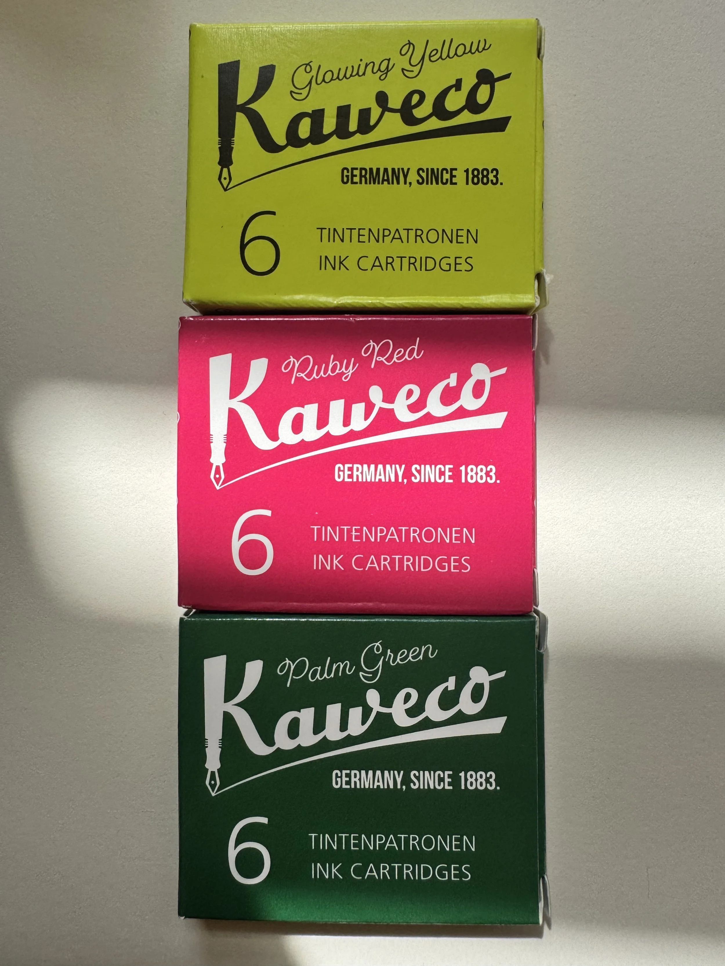 Red Kaweco Ink Cartridges