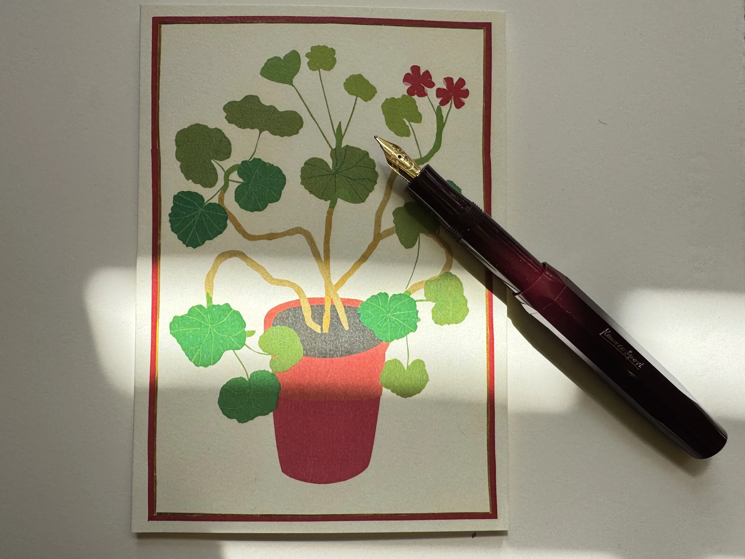 Burgundy Kaweco Ink Pen