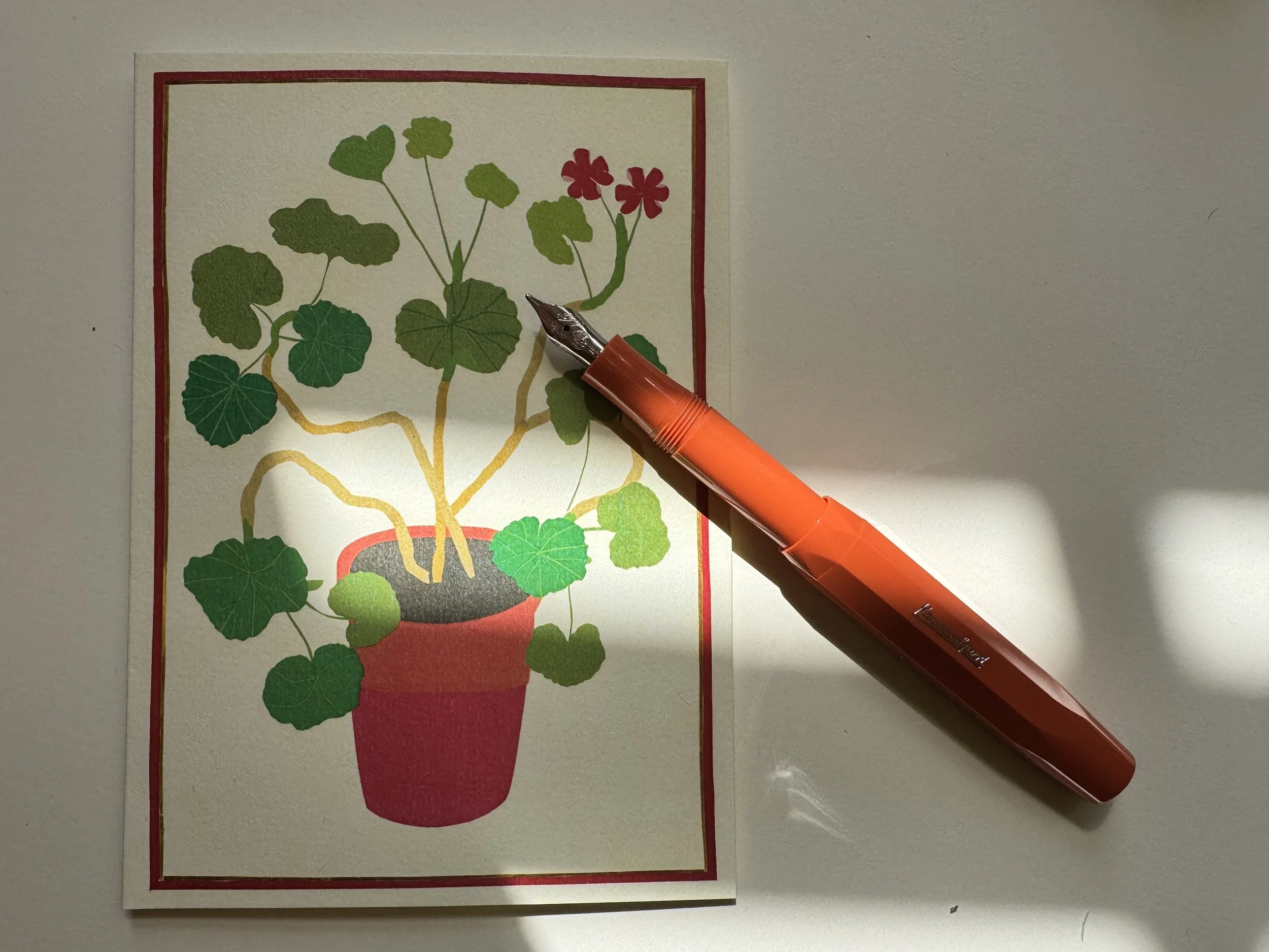 Orange Kaweco Ink Pen