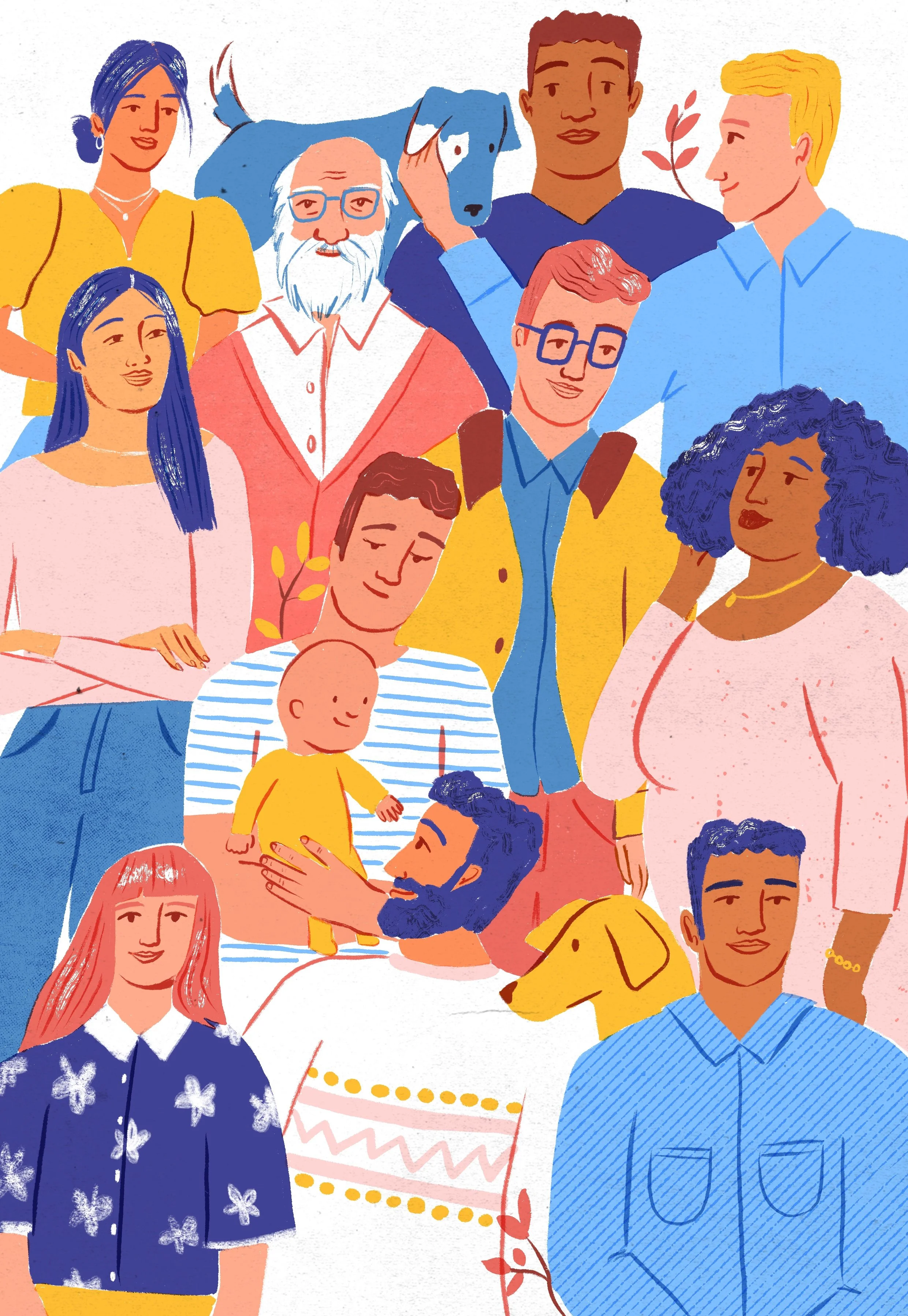 Community Festival - illustrated assets