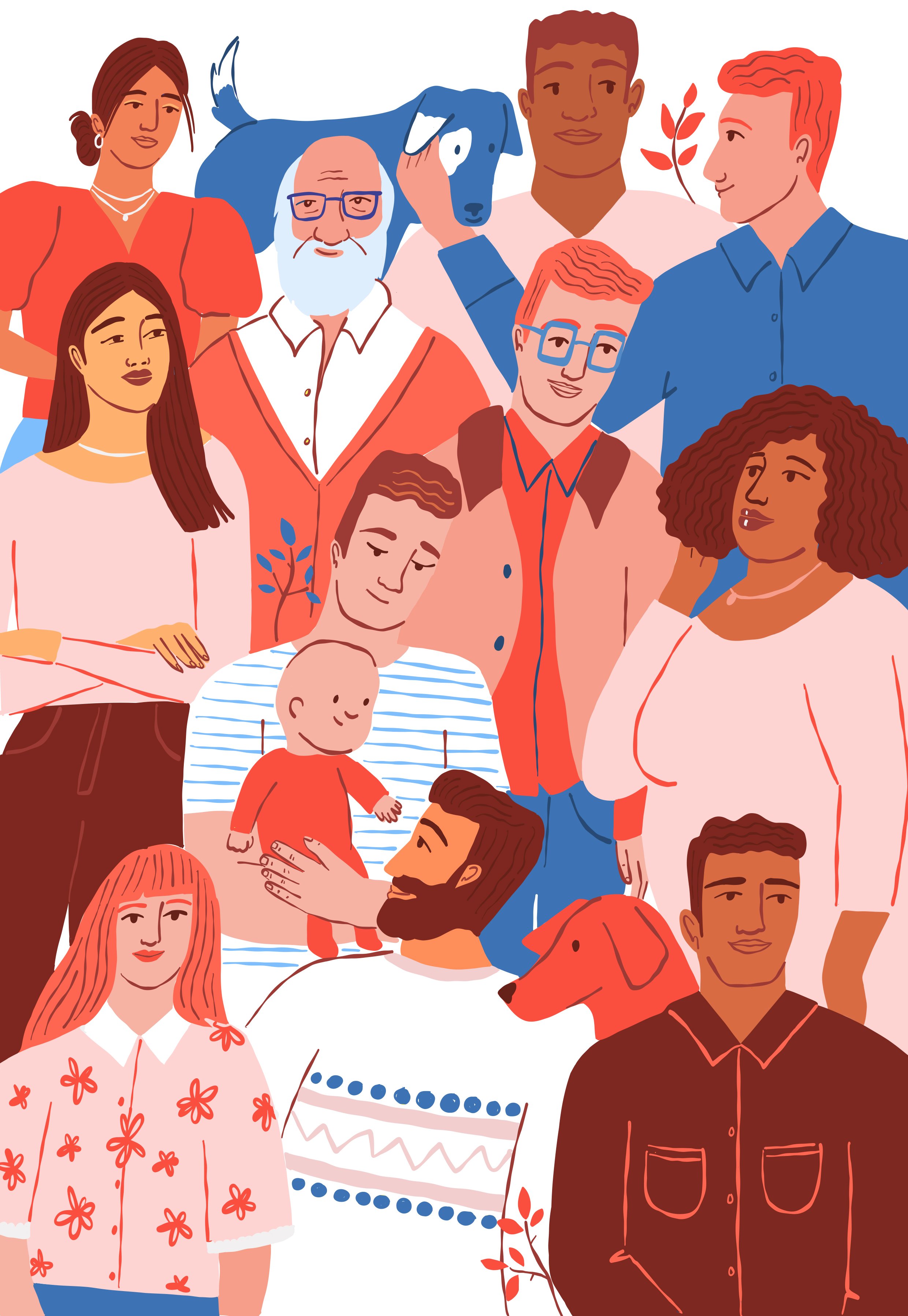 Vector version 3 colours