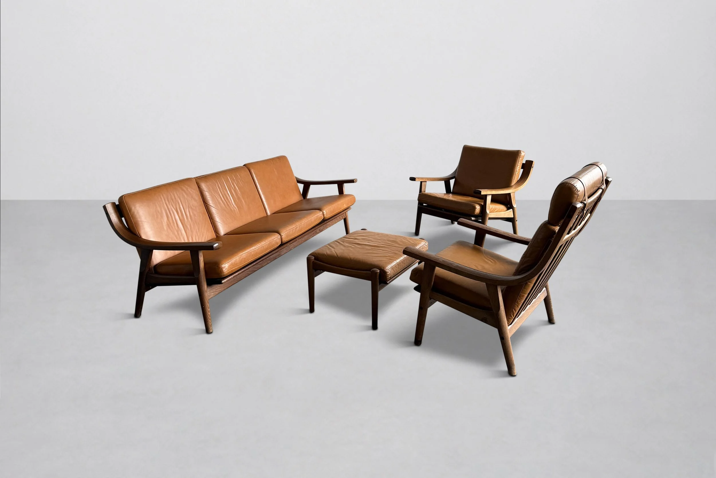 Hans Wegner Seating Group by Getama, Denmark 1960s