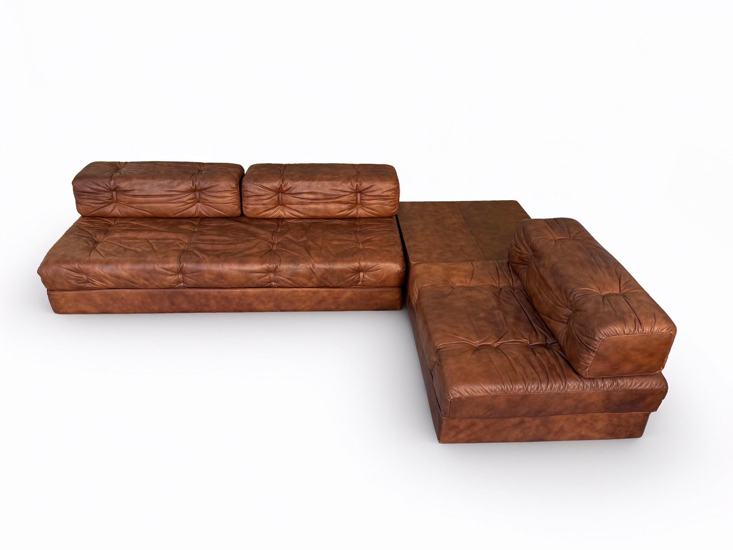 Atrium Sofa Set with Lounge Chair and Coffee Table 1970s