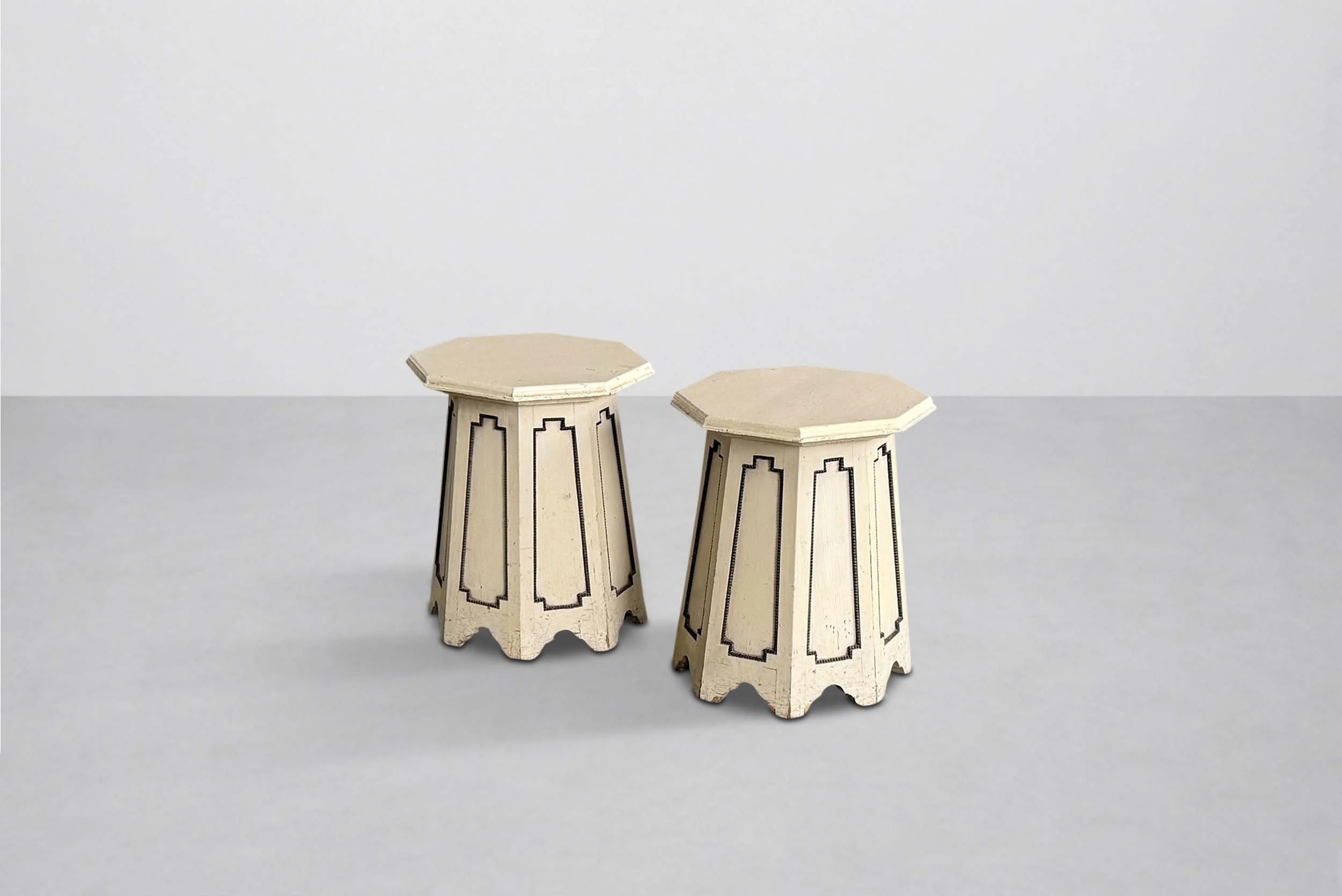 Pair of Art-Deco Side Tables, France 1920s