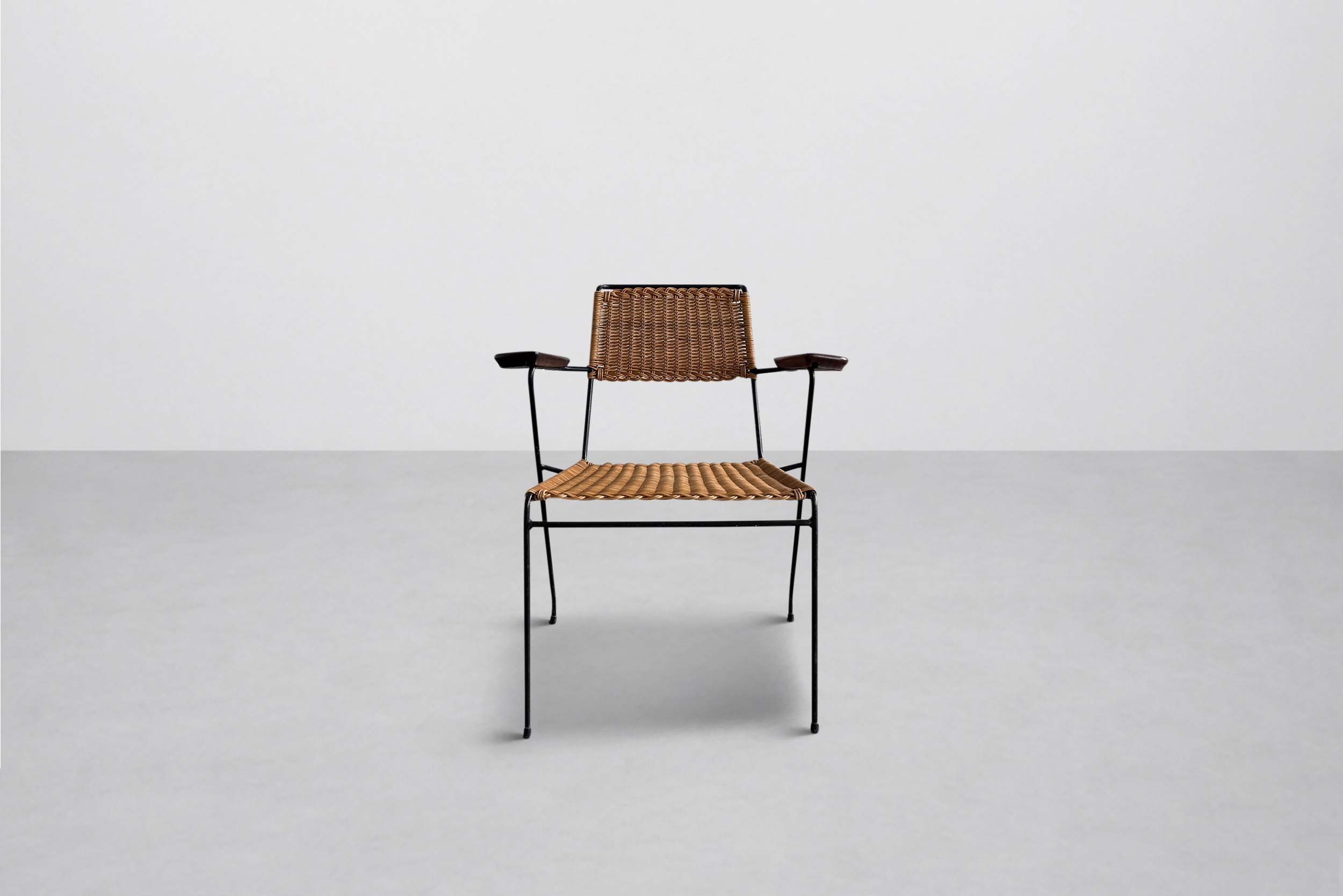 Esleben Office Wicker Chair, Germany 1955