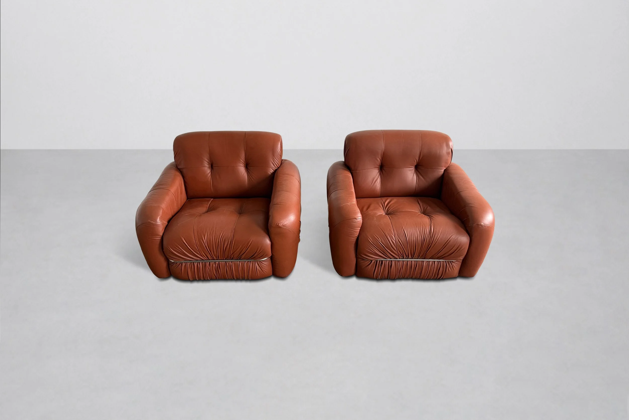 Jean Gillion Lounge Chairs by Moveis Probel, Brazil 1970s