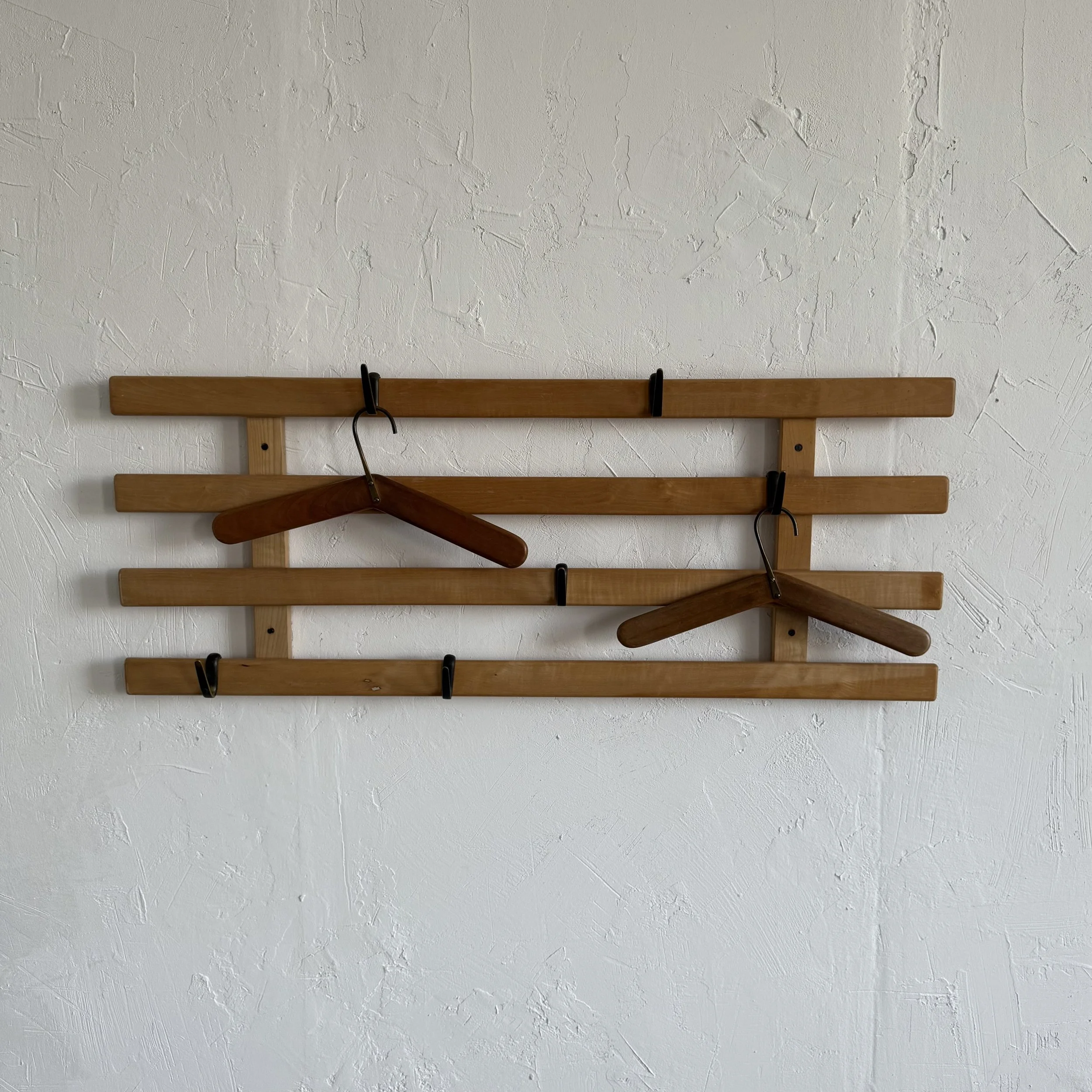 Carl Auböck Wall Coat Rack, Austria 1950s