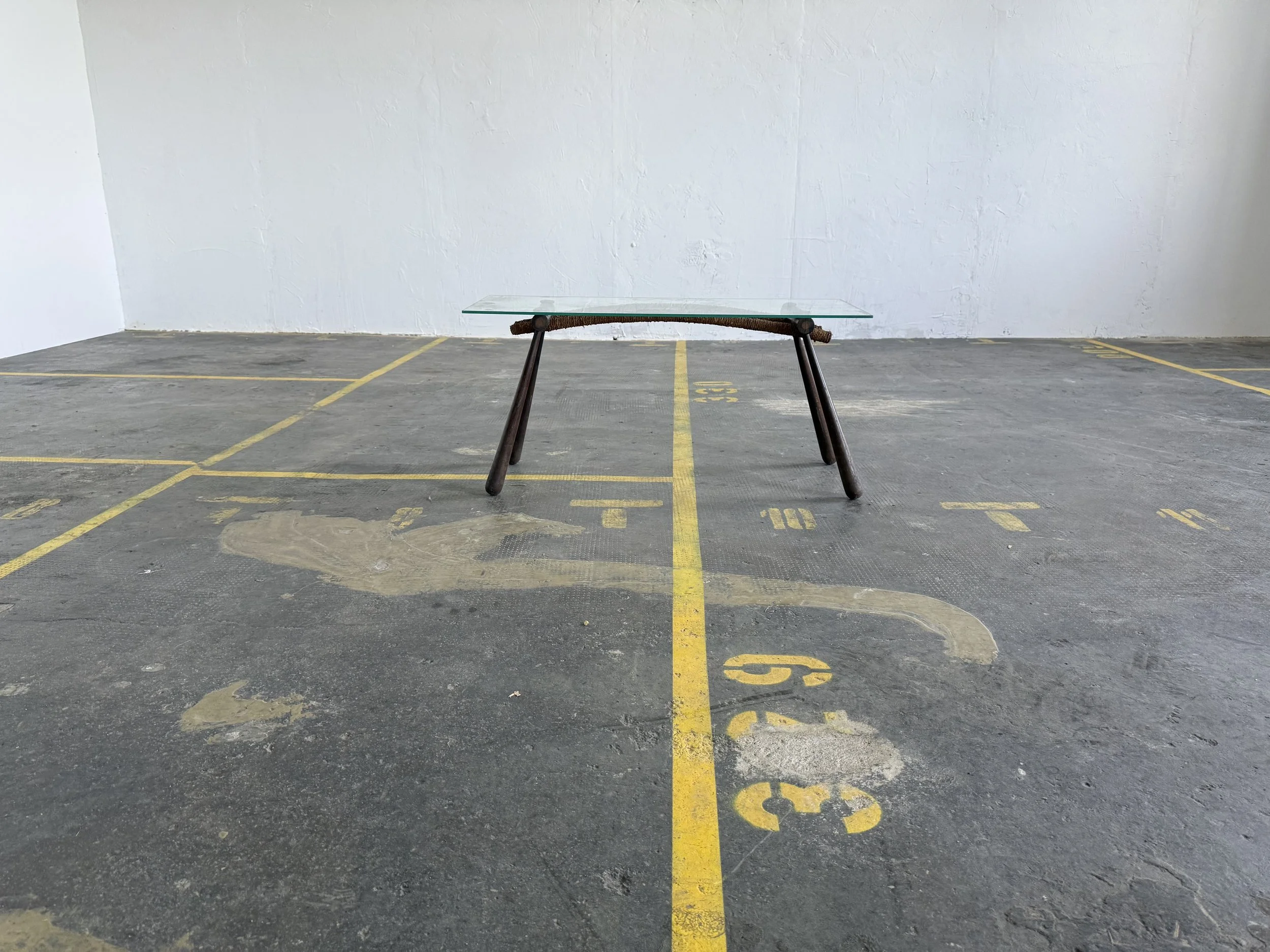 Max Kment Walnut Coffee Table, Austria 1950