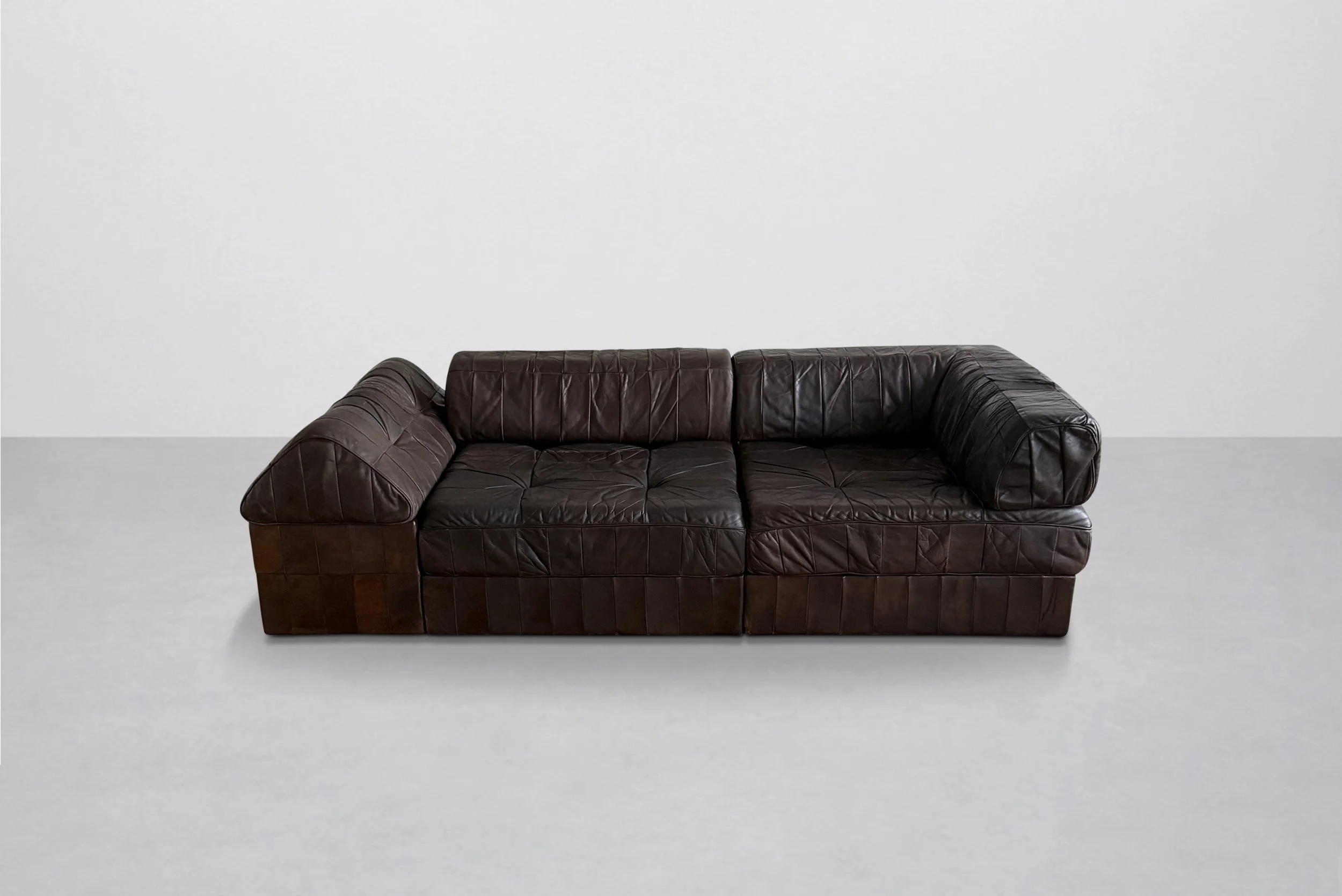 De Sede Leather Patchwork Sofa, Switzerland 1970s