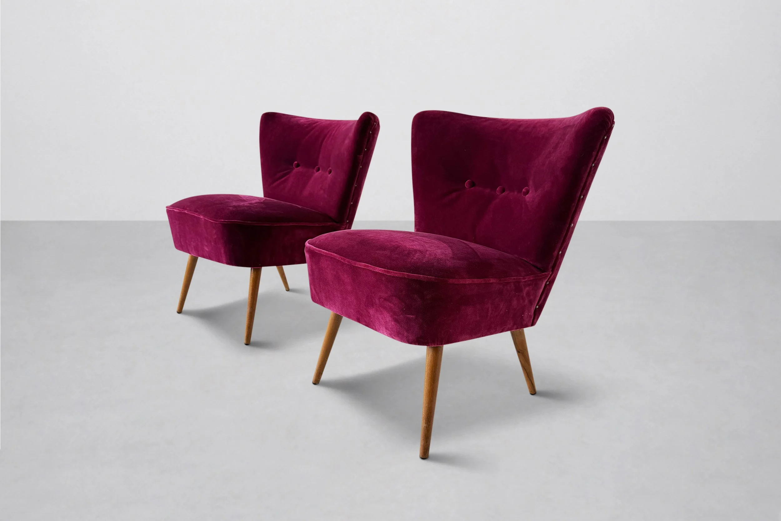Pair of Cocktail Chairs, Austria 1960s