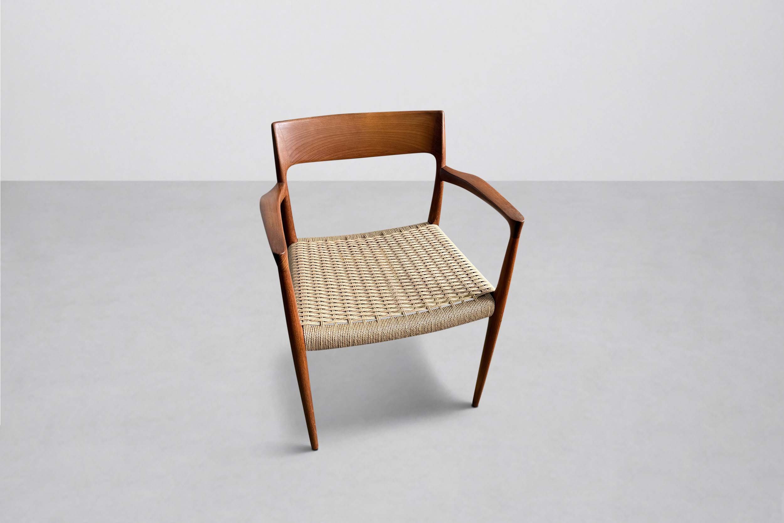 Niels Otto Møller Model 57 Teak Armchair, Denmark 1960s