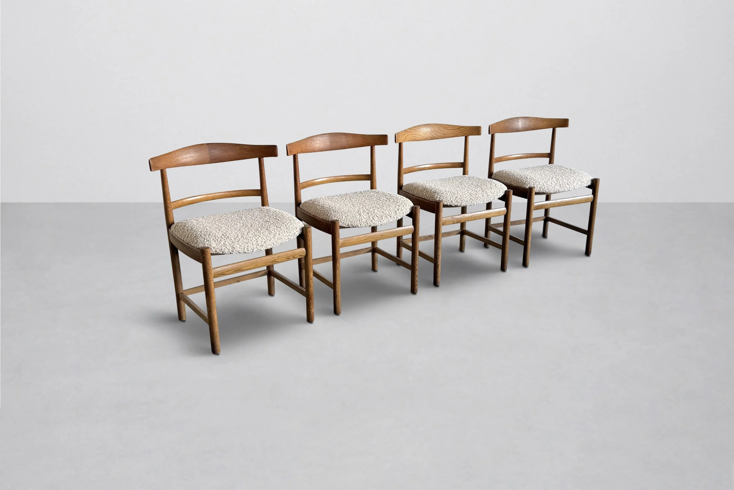 Set of 4 Teak Dining Chairs by Søborg Møbler, Denmark 1960s
