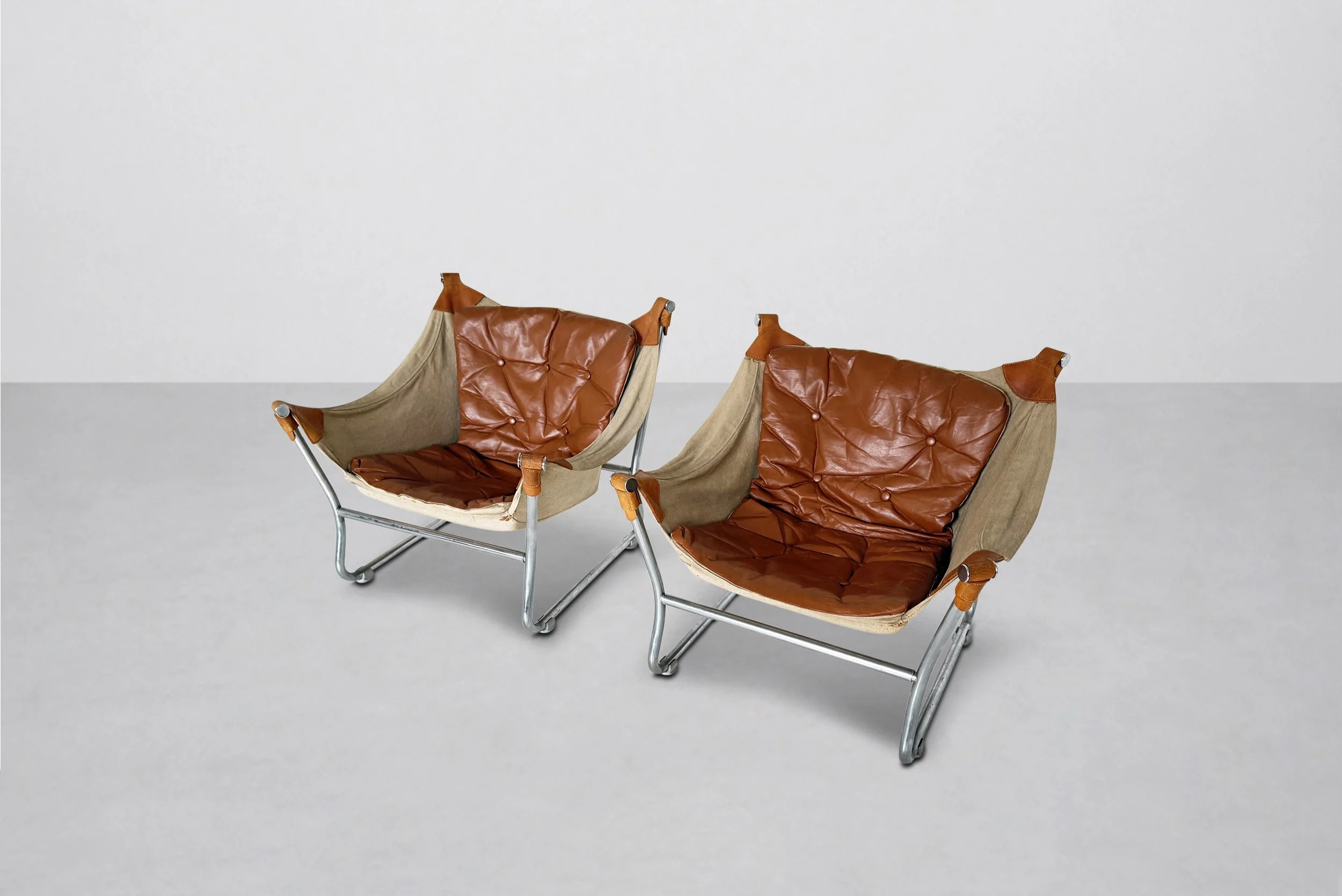 Pair of Trega Lounge Chair by Tormod Alnæs for Sørlie Møbler, Norway 1960s