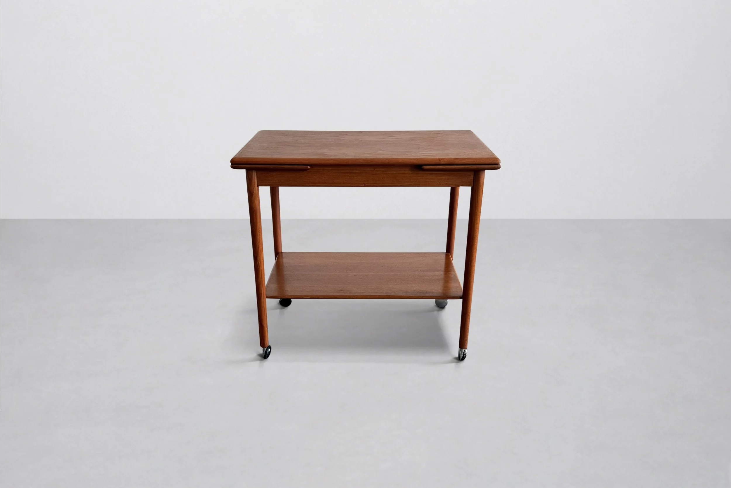 Expandable Teak Bar Cart by Dyrlund, Denmark 1970s
