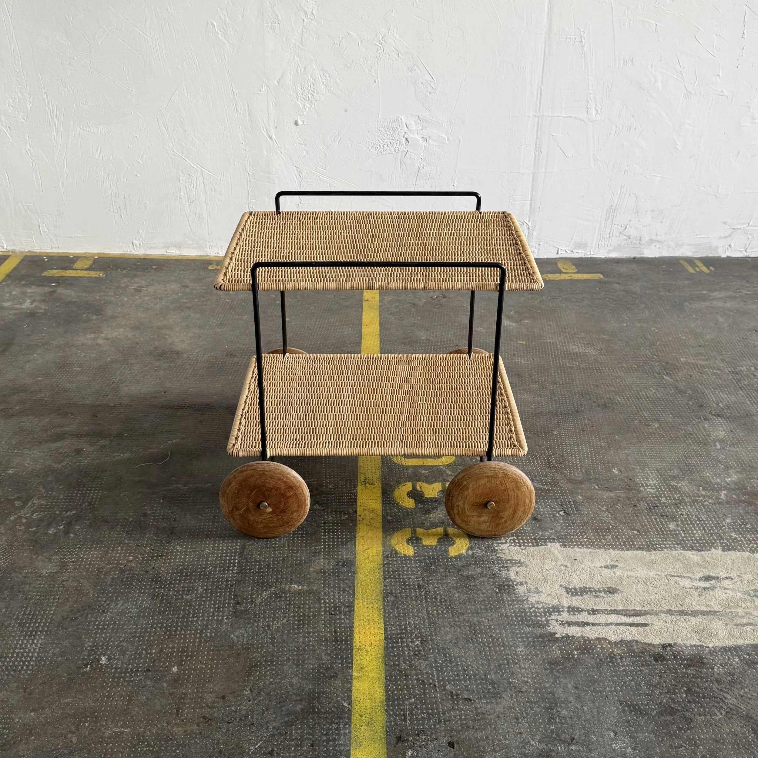 Carl Auböck Bar Cart, Austria 1950s