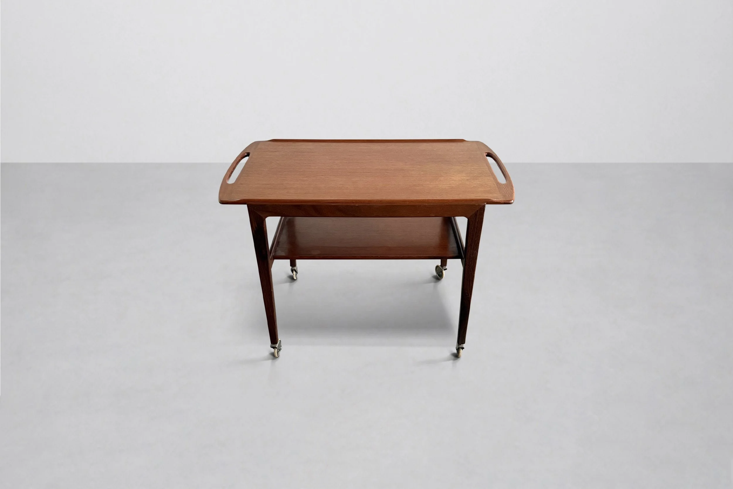 Teak Bar Cart by Anton Kildeberg, Denmark 1960s