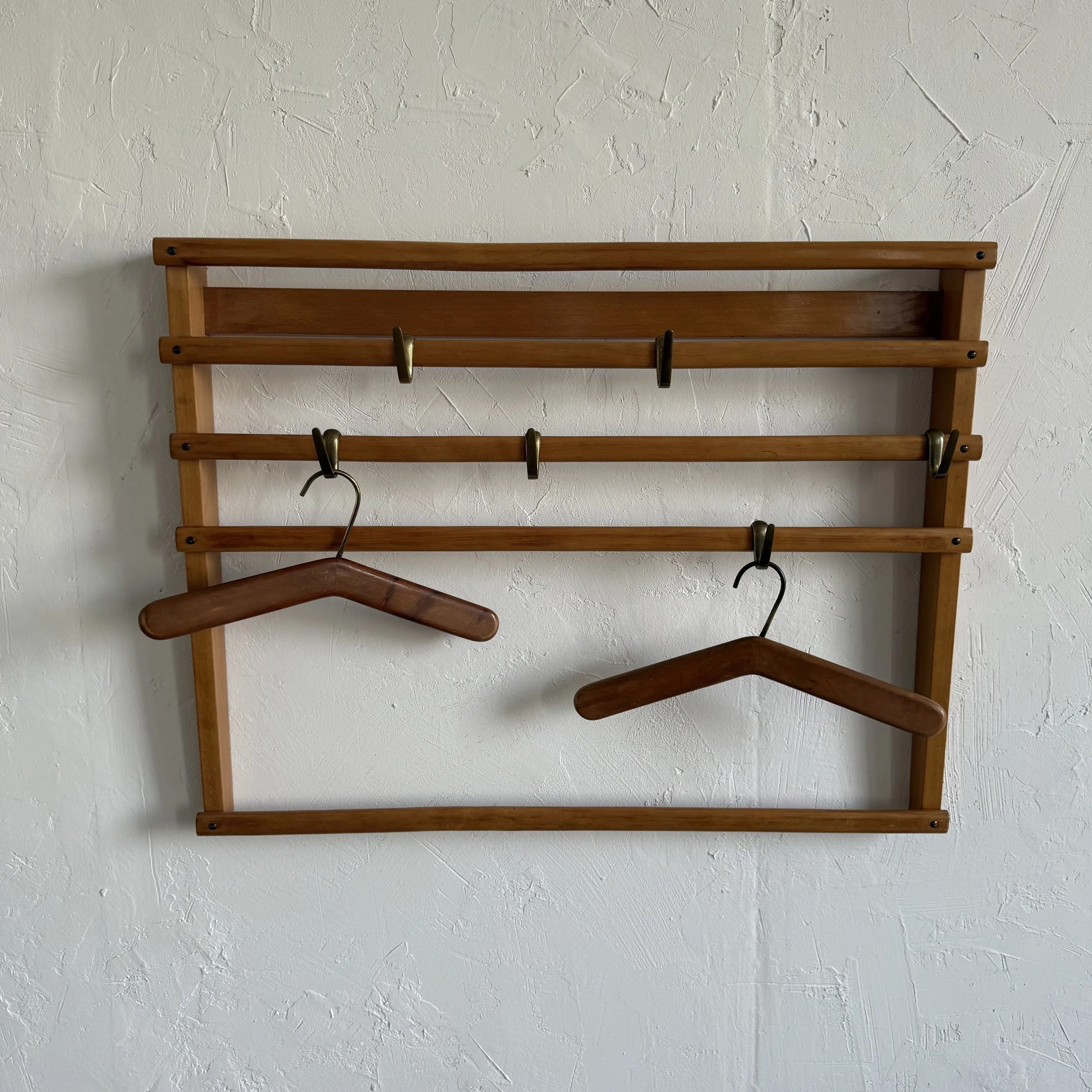 Carl Auböck Wall Coat Rack, Austria 1950s