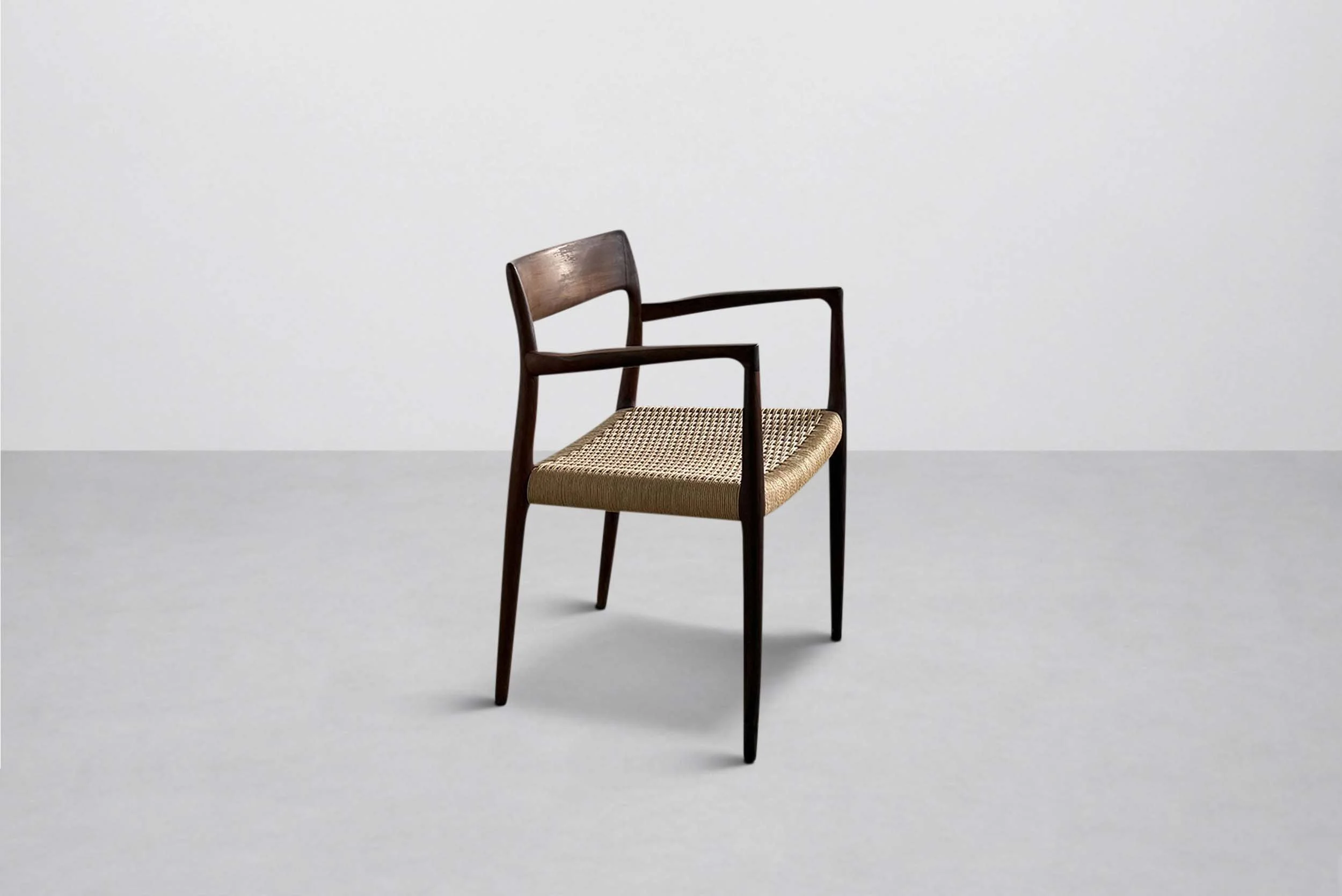 Niels Otto Møller Model 57 Rosewood Armchair, Denmark 1960s