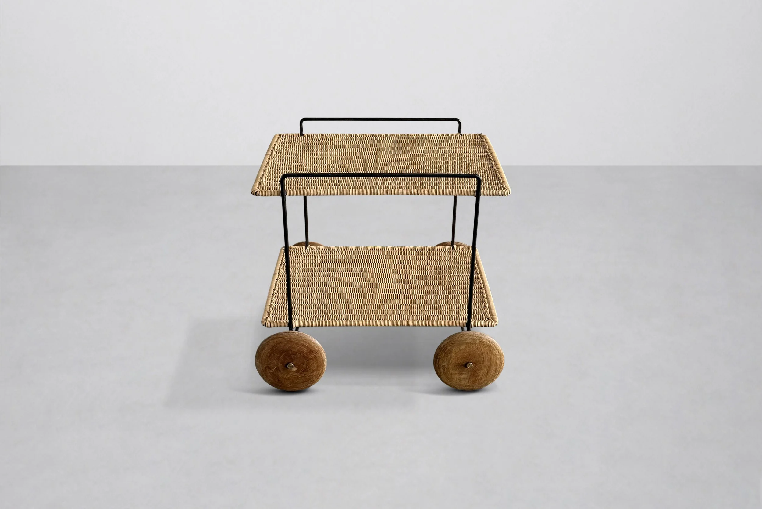 Carl Auböck Bar Cart, Austria 1950s