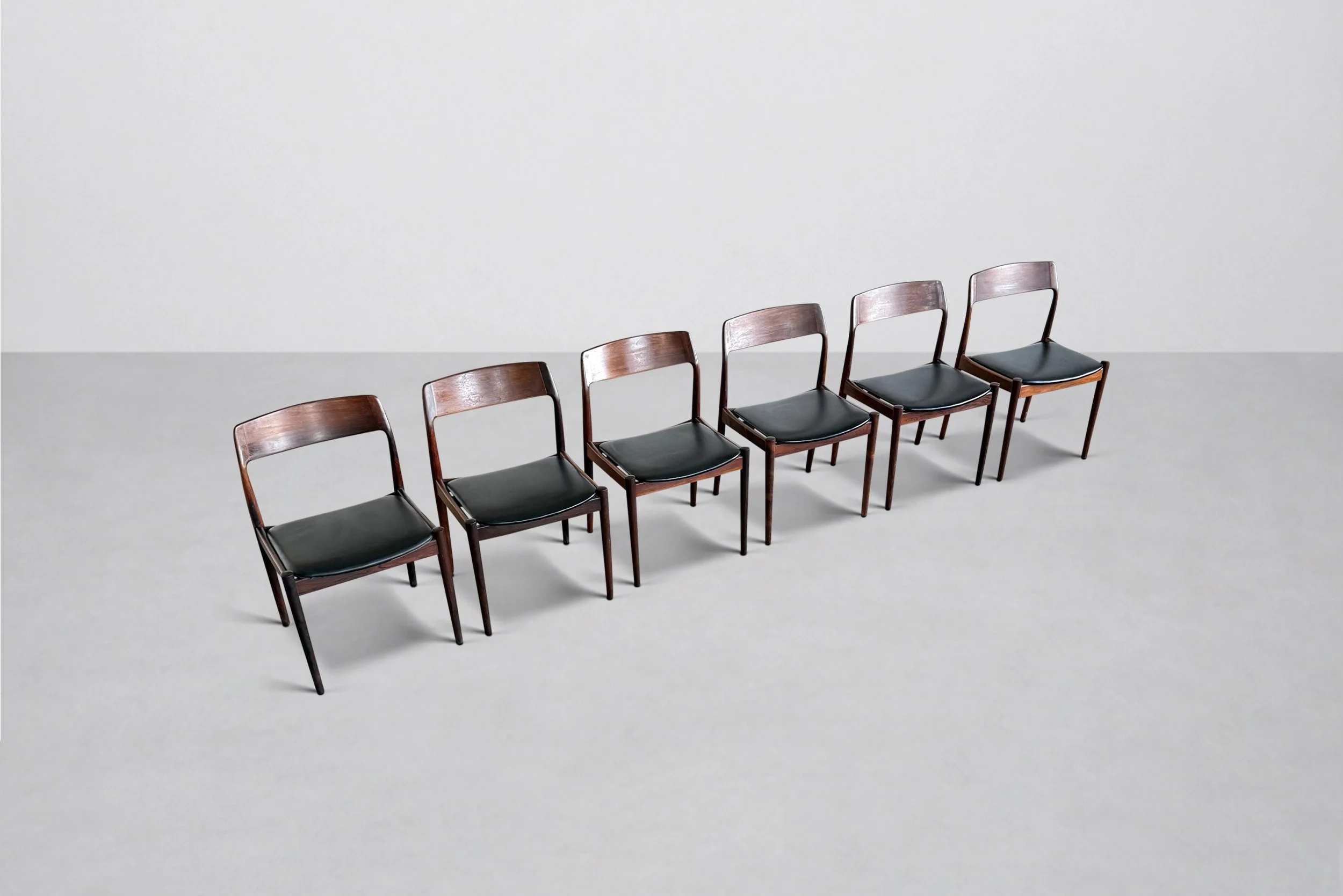 Set of 6 Johannes Nørgaard Dining Chairs for Nørgaards Møbelfabrik, Denmark 1960s