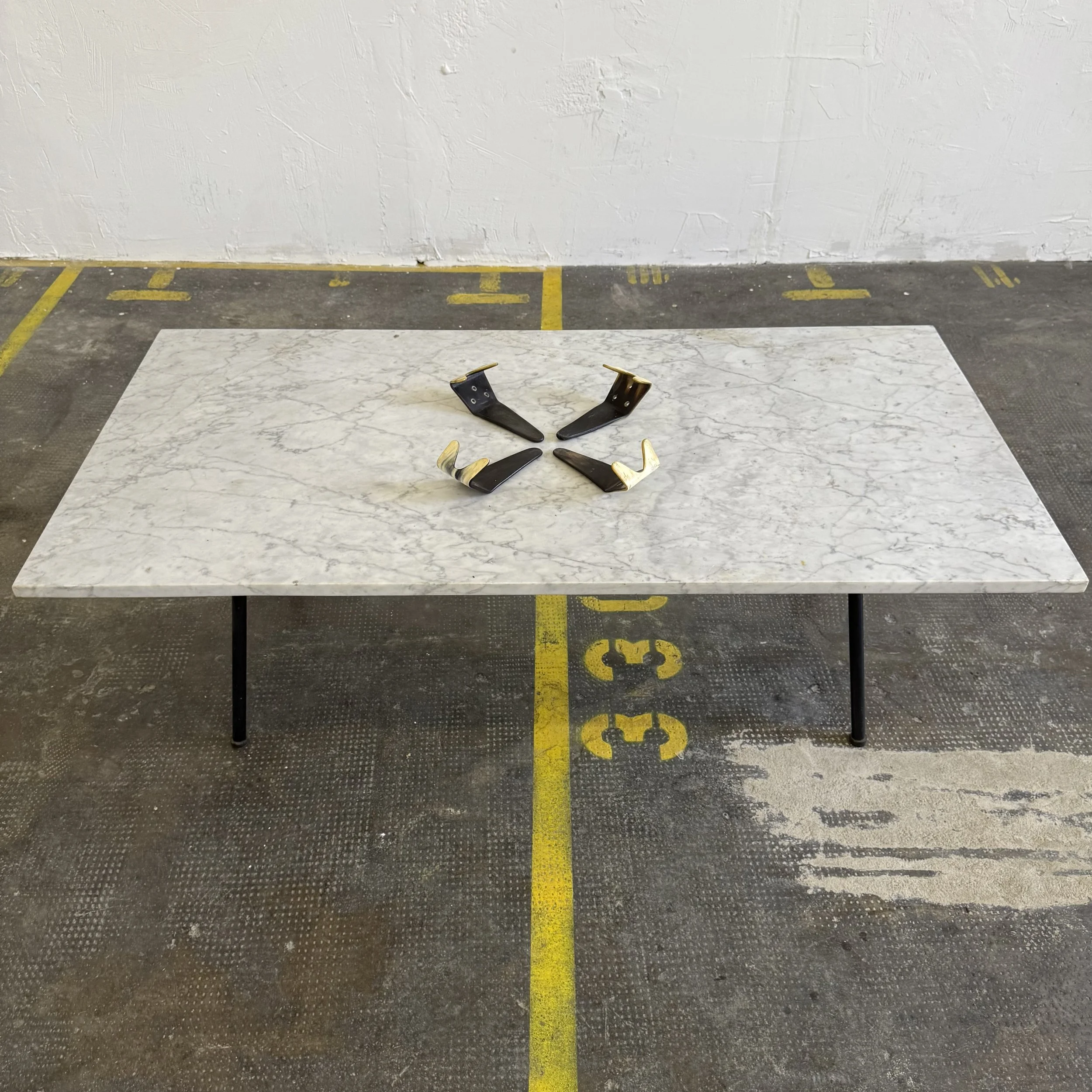 Carl Auböck Set of Four Double Horn Hooks, Austria 1950s