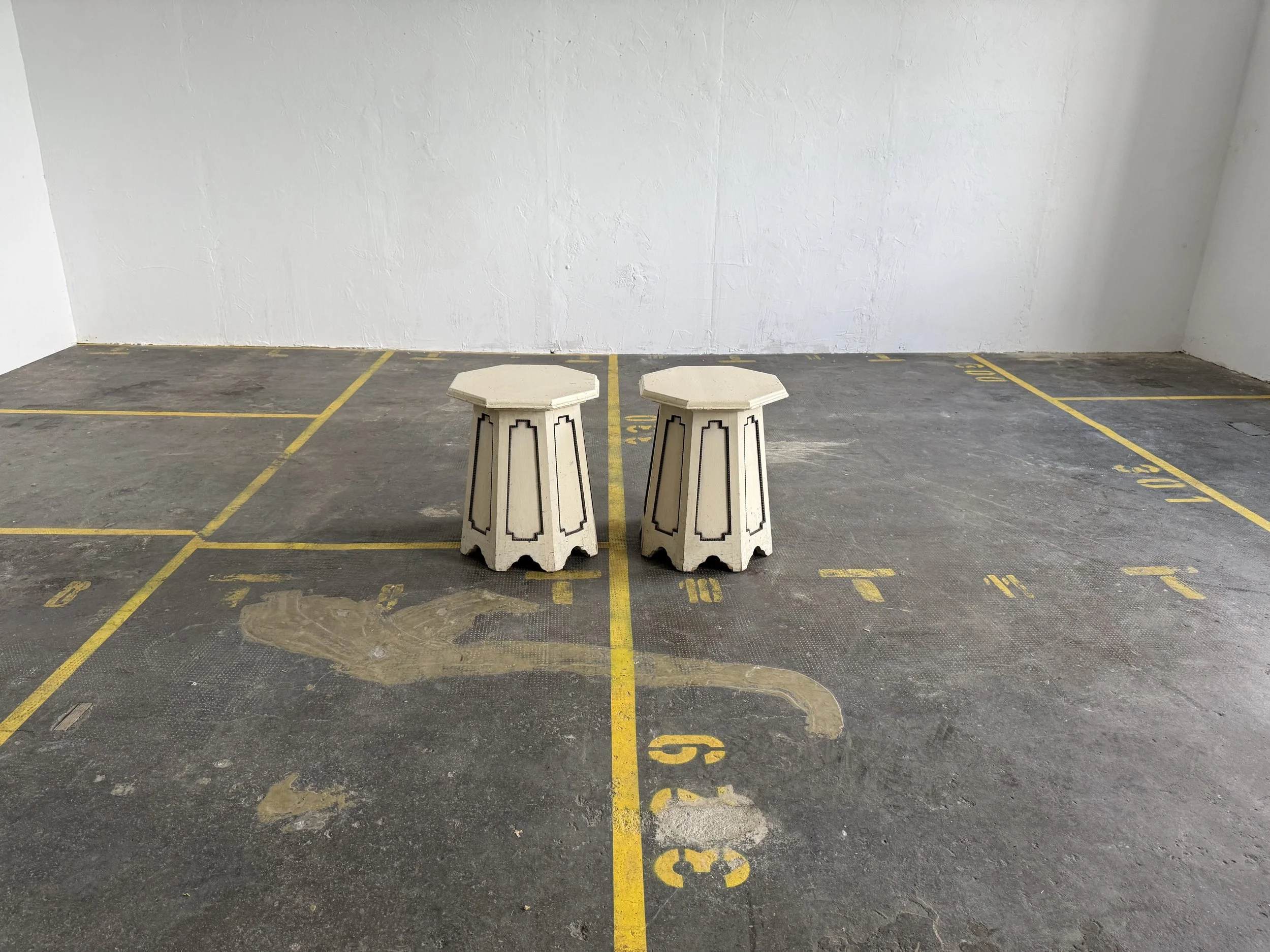 Pair of Art-Deco Side Tables, France 1920s